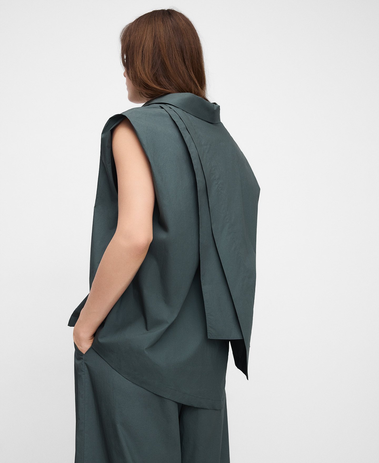 Organic cotton back panels shirt image number 3