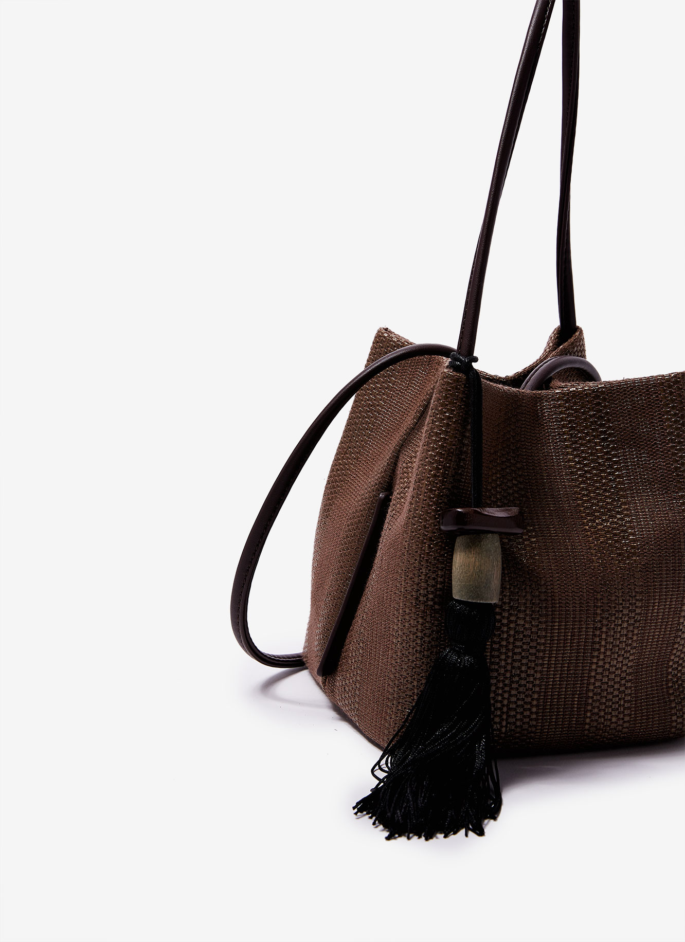 Ladybag with raffia finish image number 1