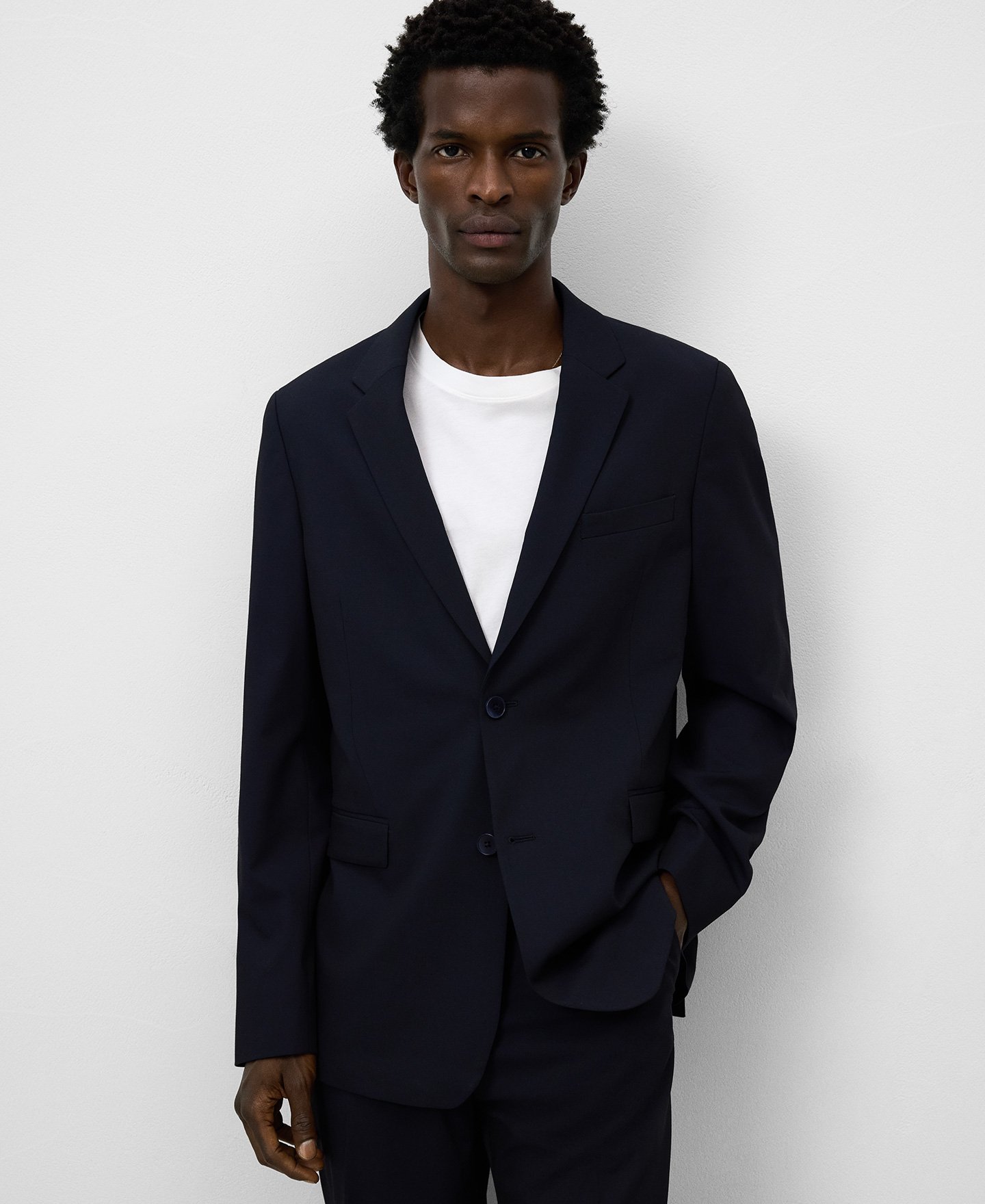 Regular fit tailored blazer man image number 4