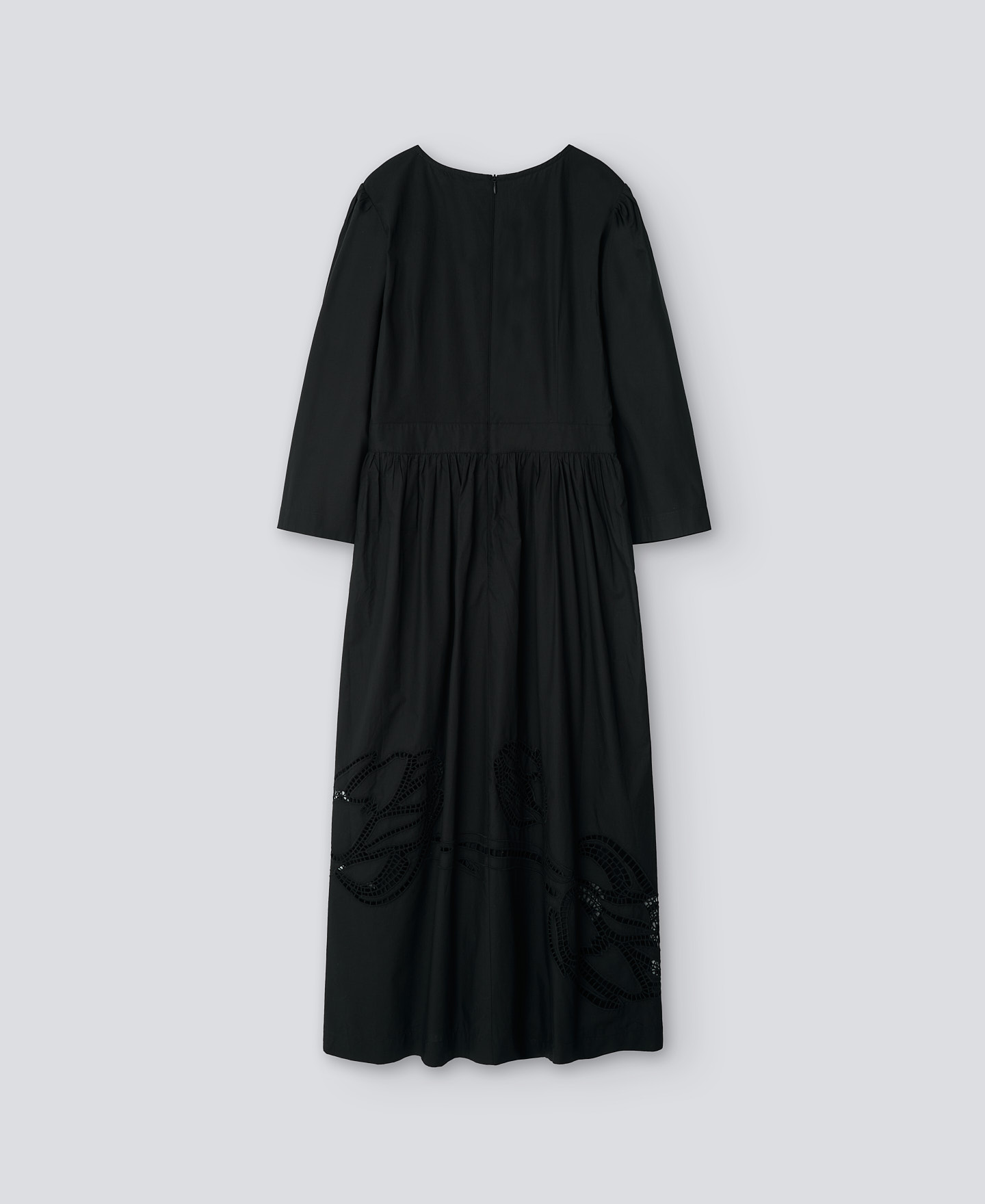 Embroidered long dress woman image number 5