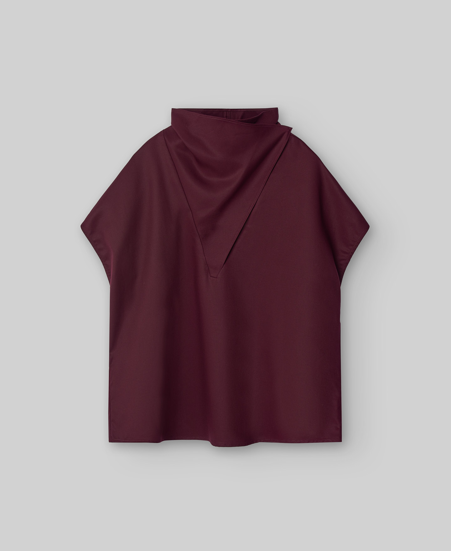 Draped turtleneck shirt woman image number 4