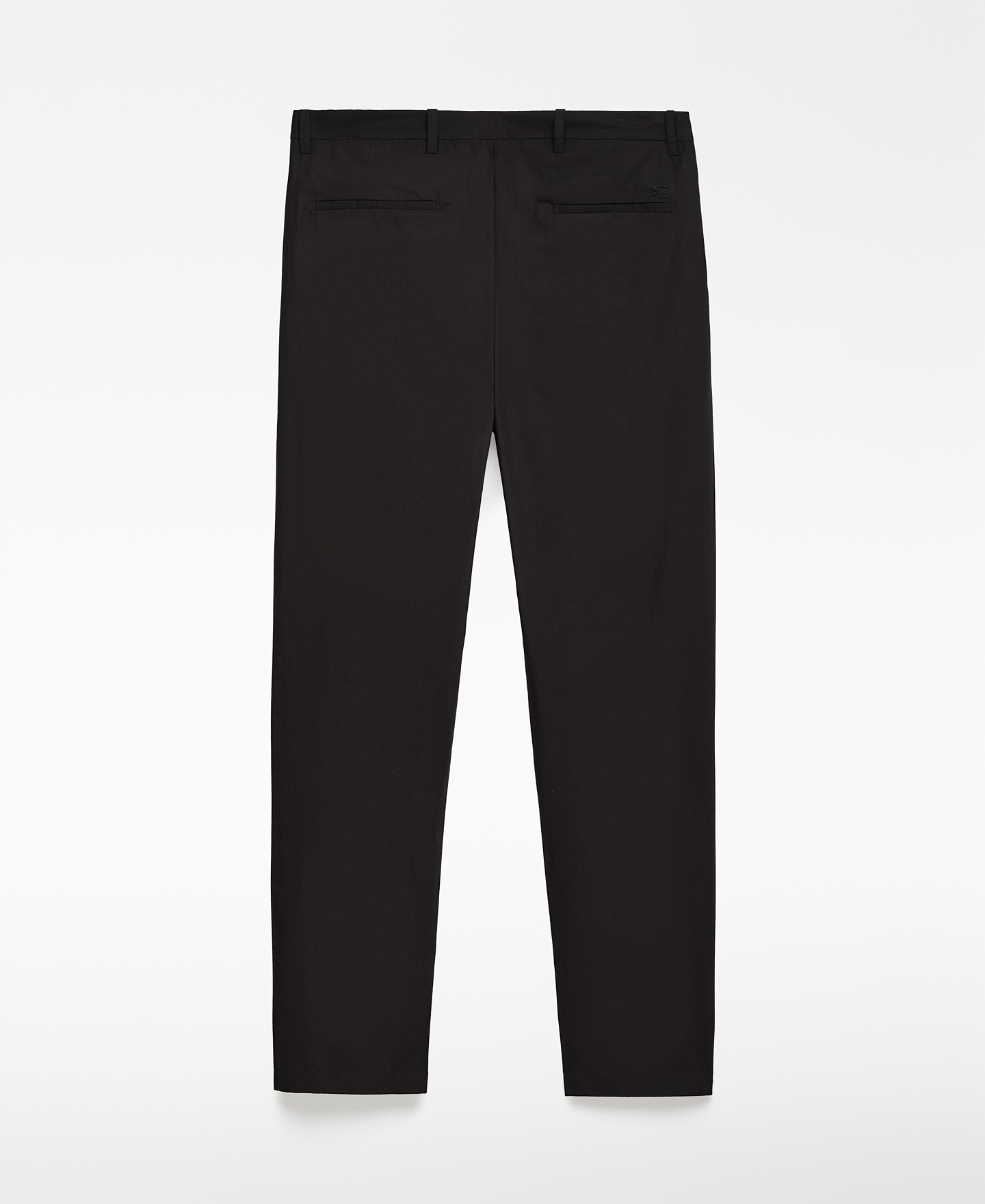 Cotton poplin straight trousers man image number 5
