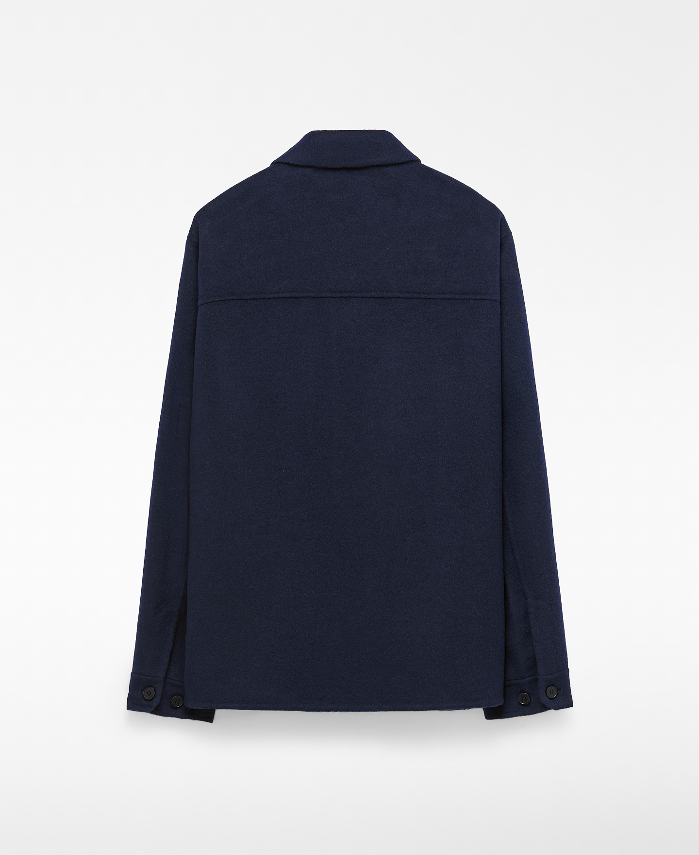 Double-faced overshirt with pockets image number 1