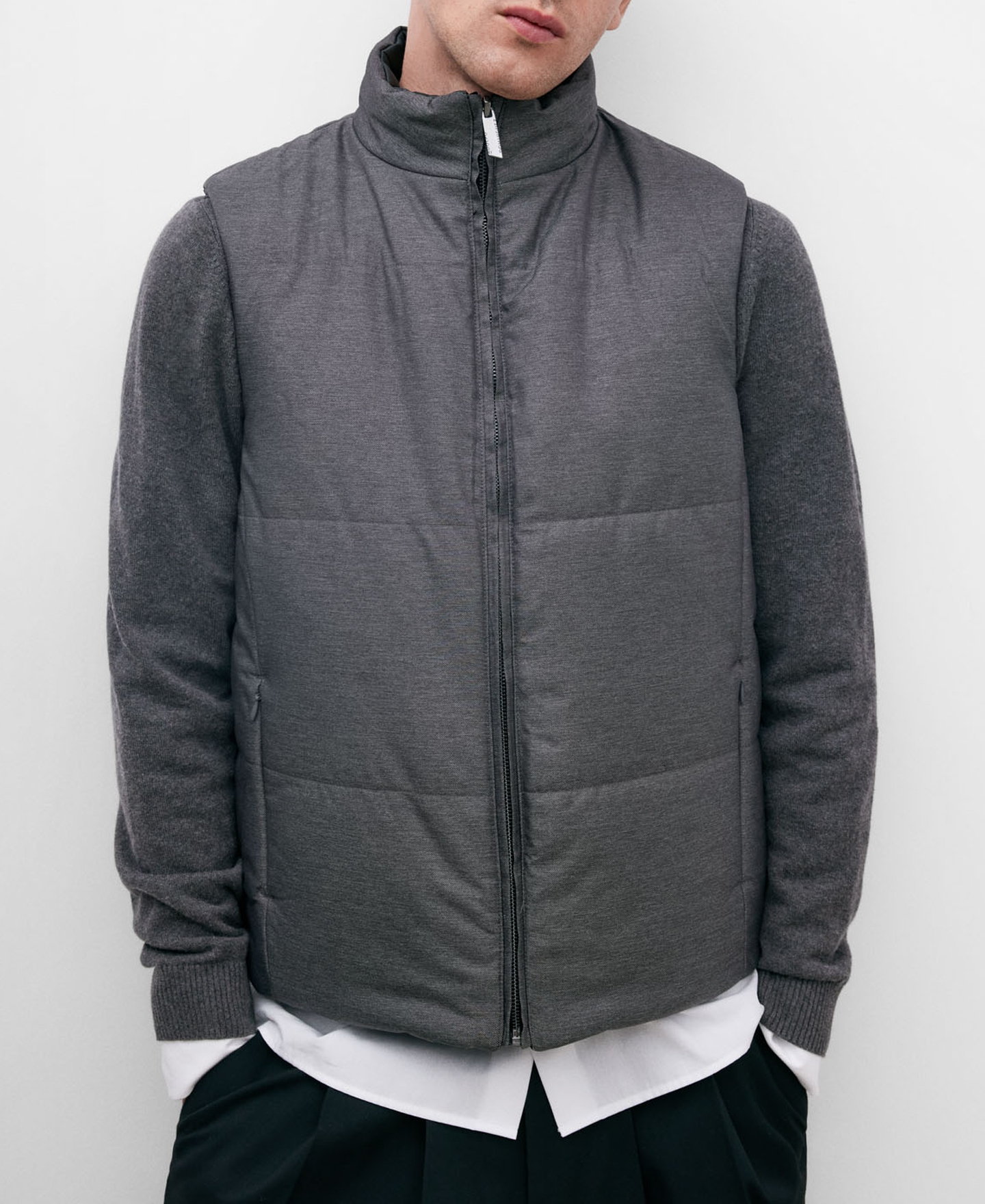 Chaleco acolchado reversible hombre image number 4