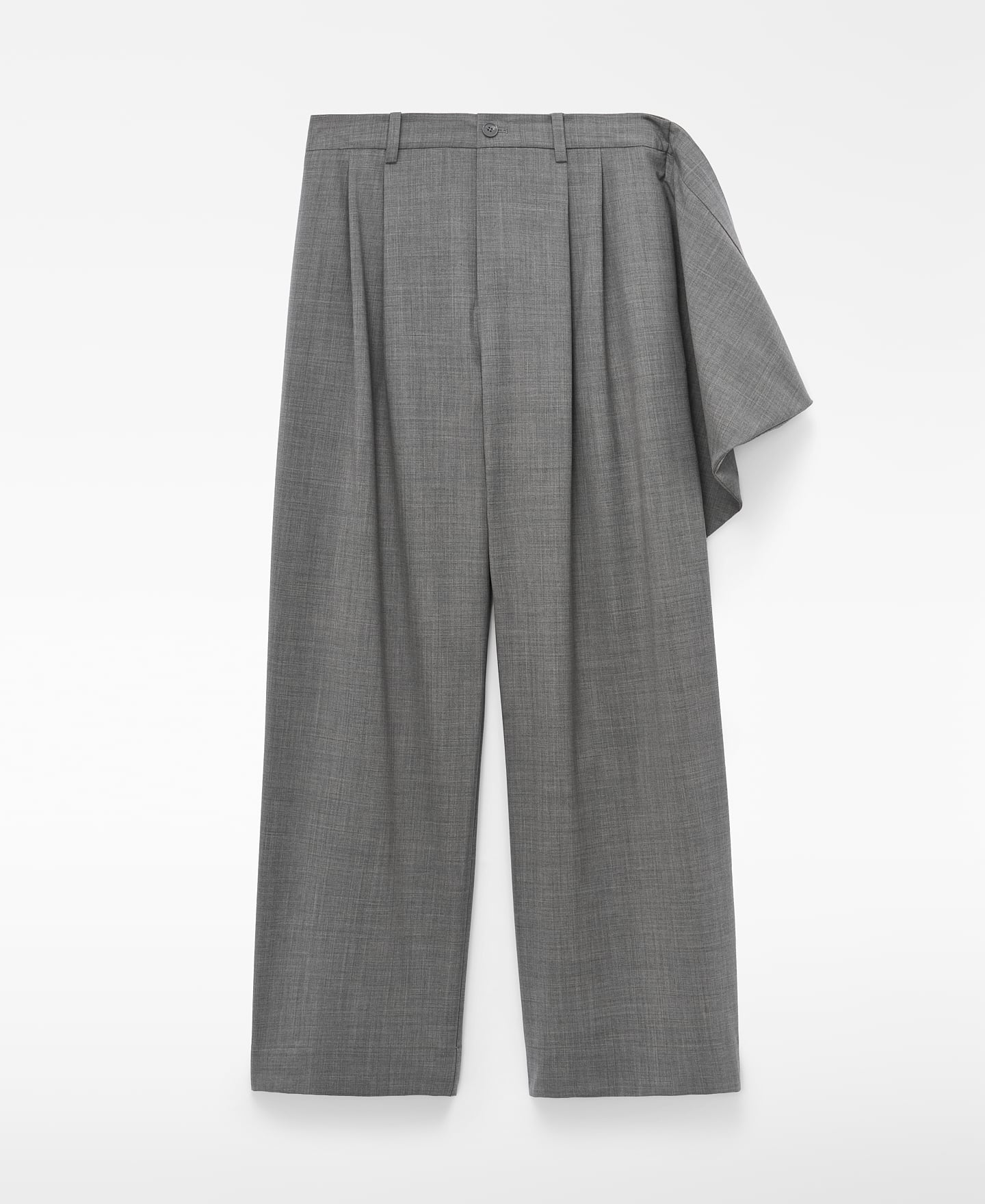 Detached waistband oversize trousers image number 4