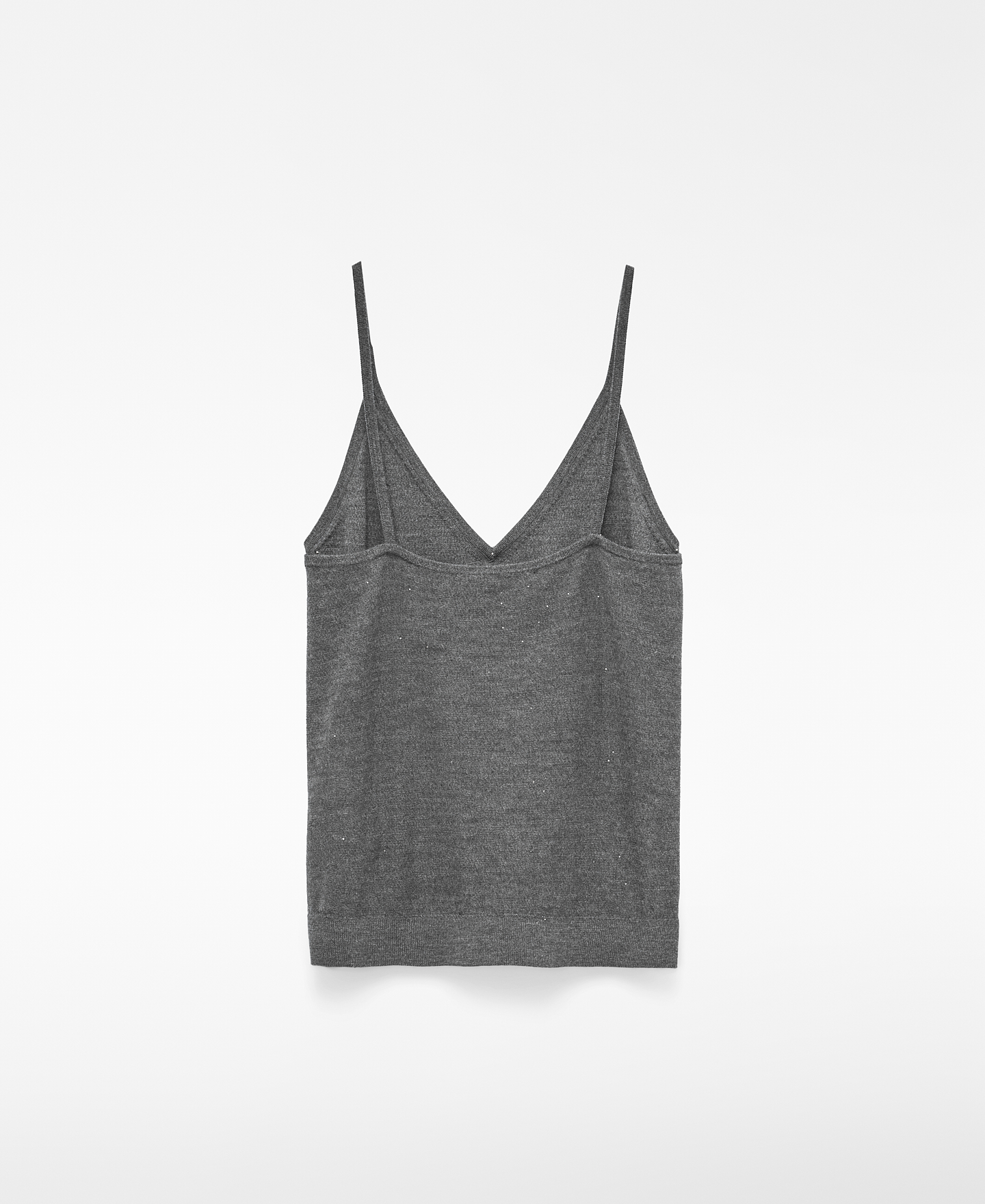 Merino wool top with micro sequins image number 5