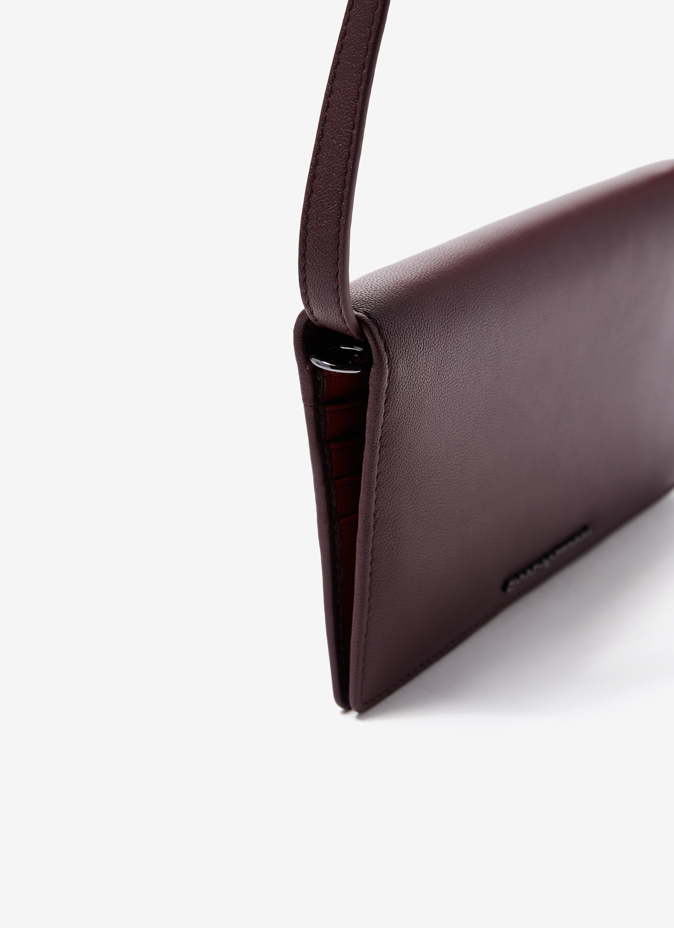 Two-coloured clutch in nappa leather image number 3