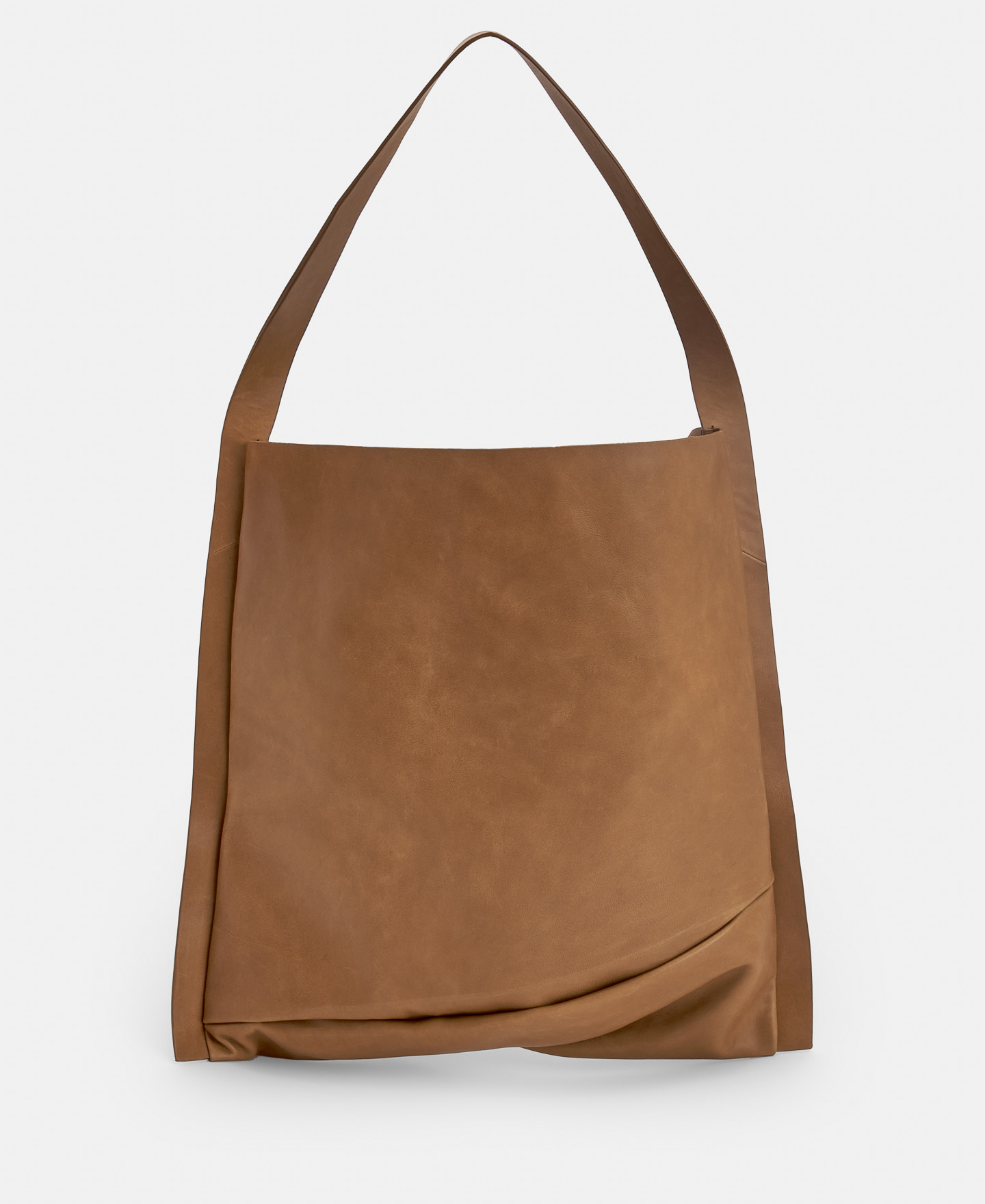 Responsible leather shopper bag image number 1