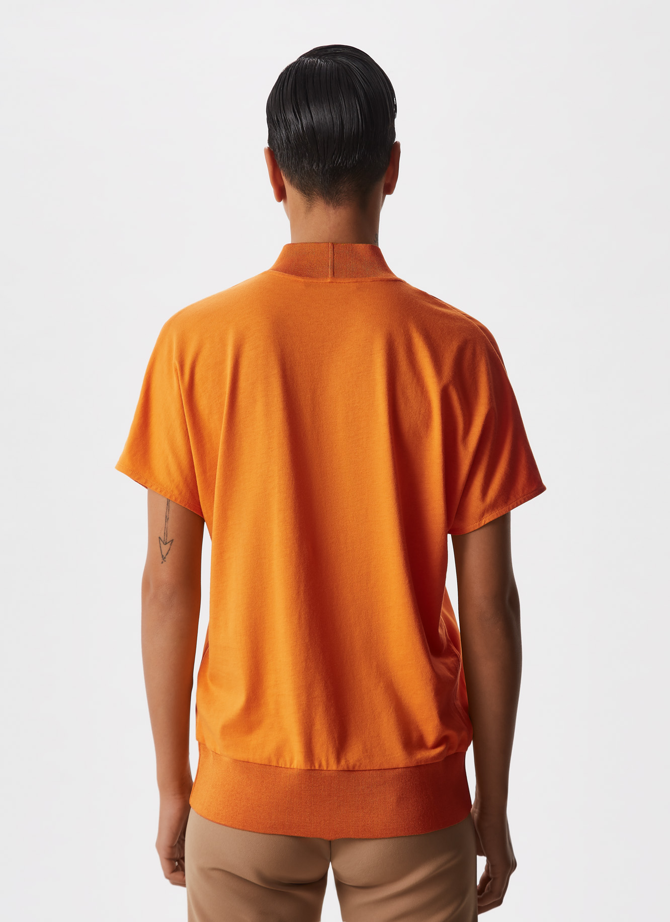 Camiseta de viscosa y algodón image number 1