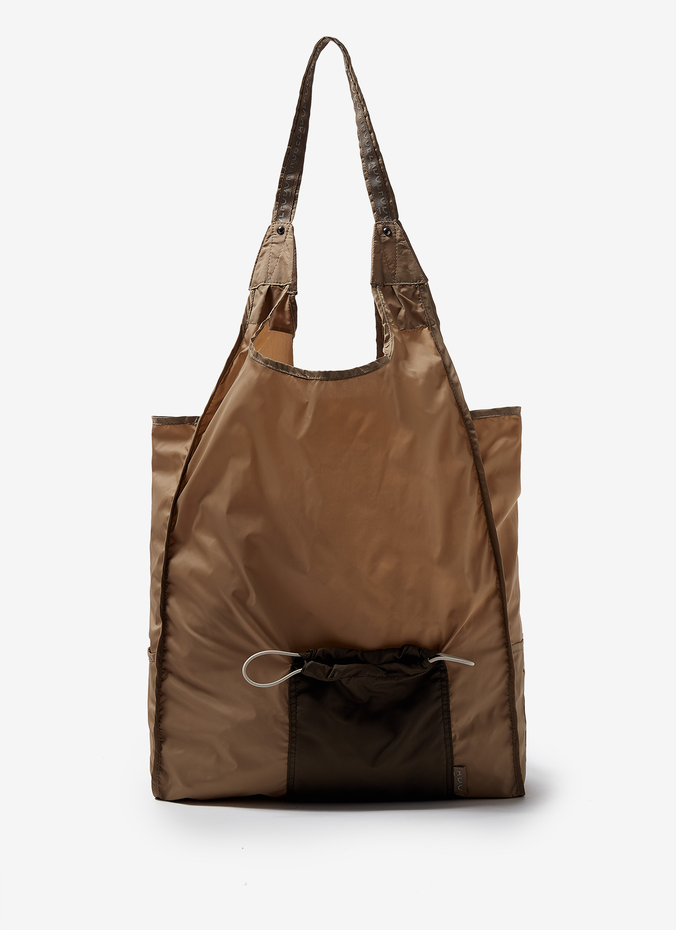 Packable nylon shopper with pocket image number 0