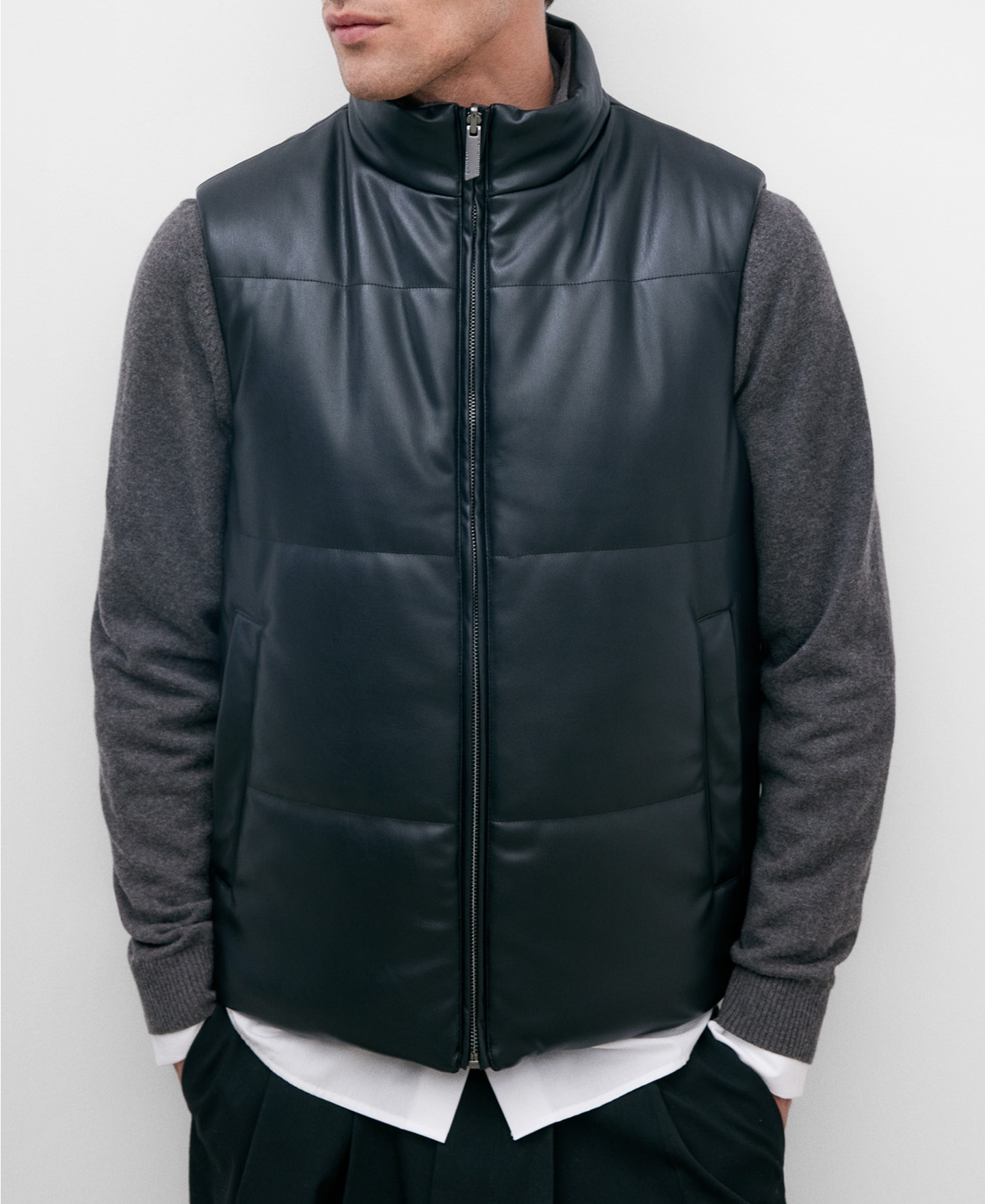 Chaleco acolchado reversible hombre image number 0