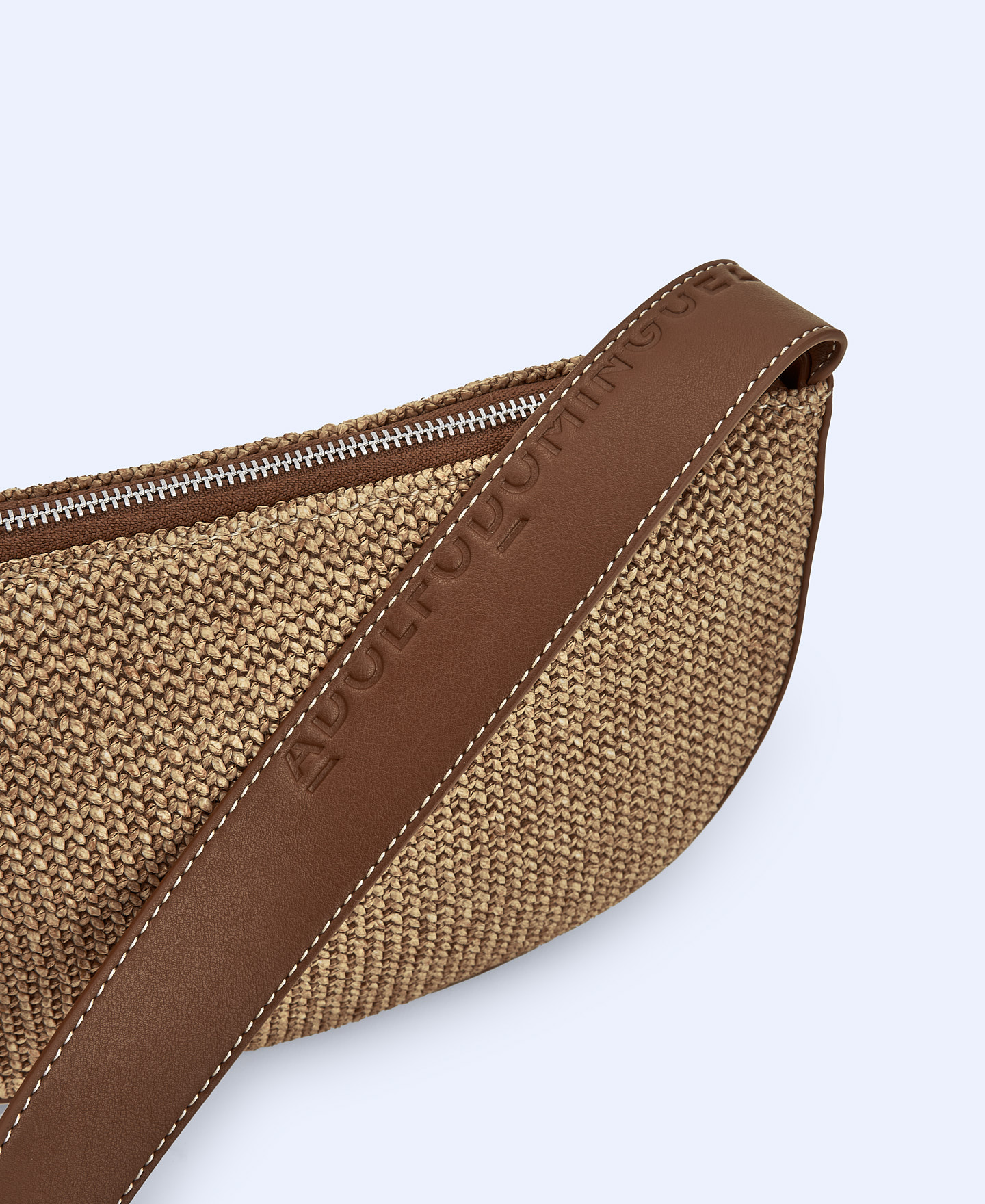 Braided fabric small shoulder bag image number 2