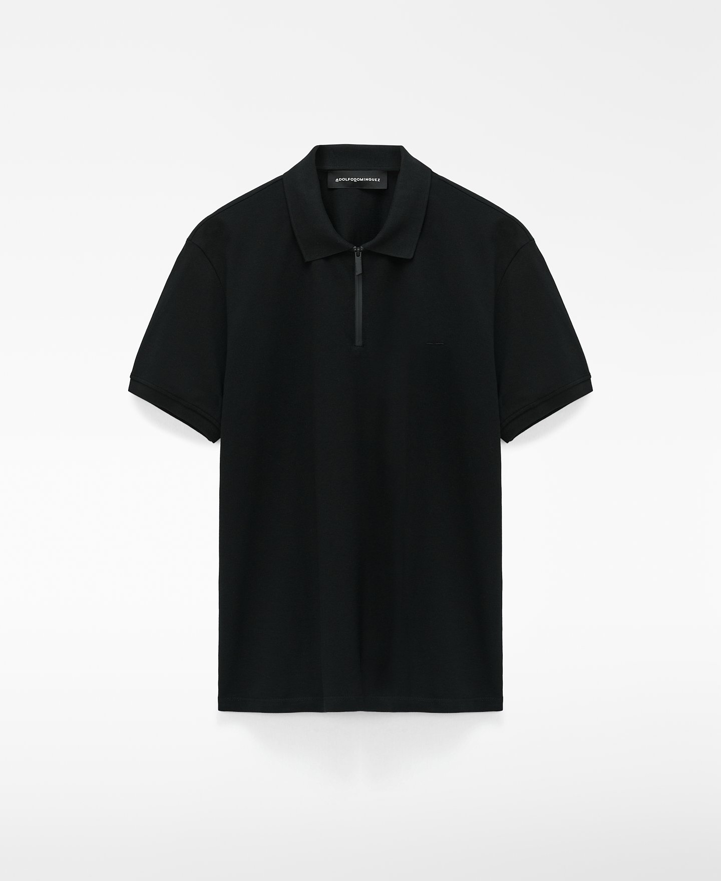 Polo slim fit cremallera algod&oacute;n image number 0