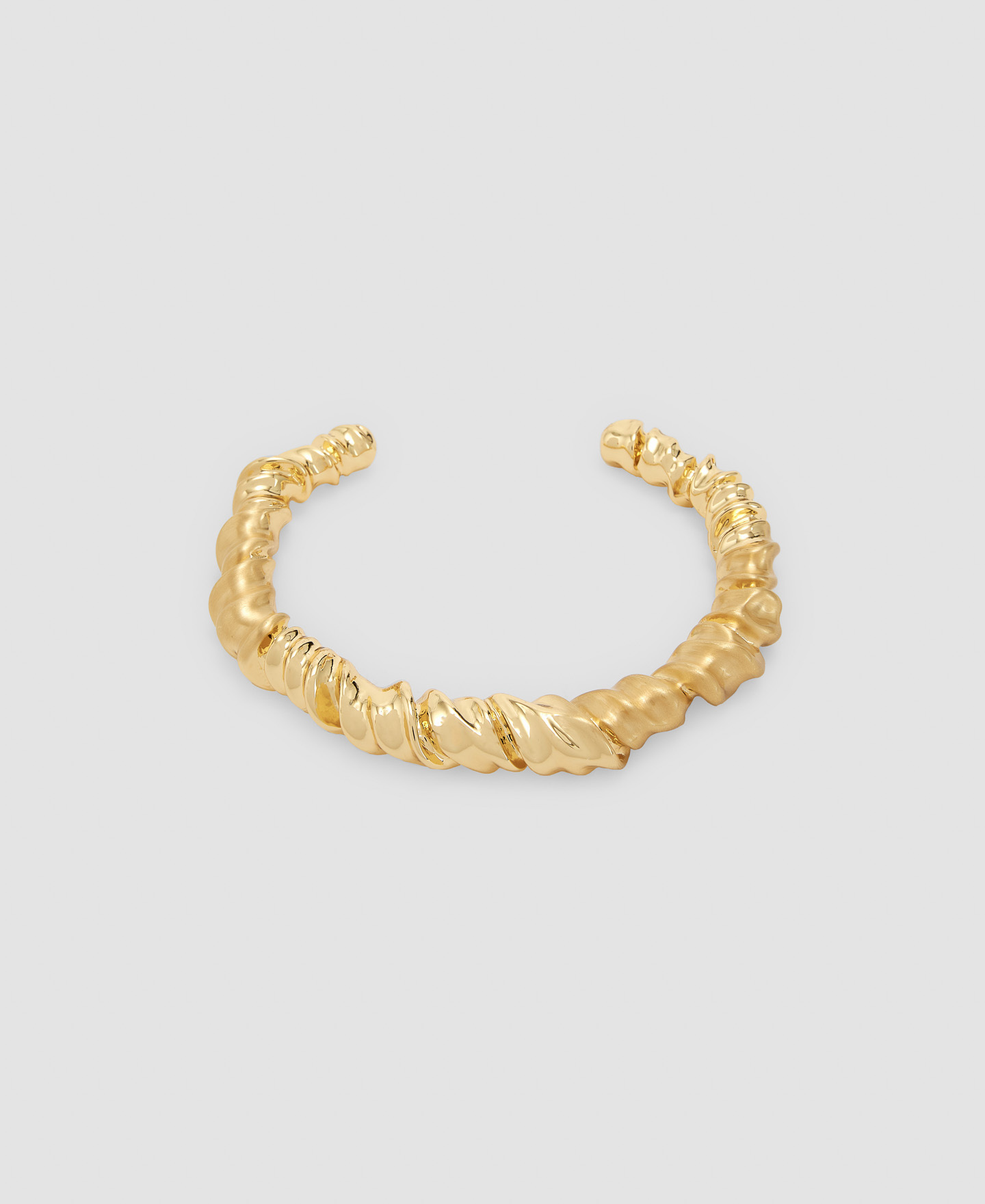 Zinc and resin coiled bracelet image number 0
