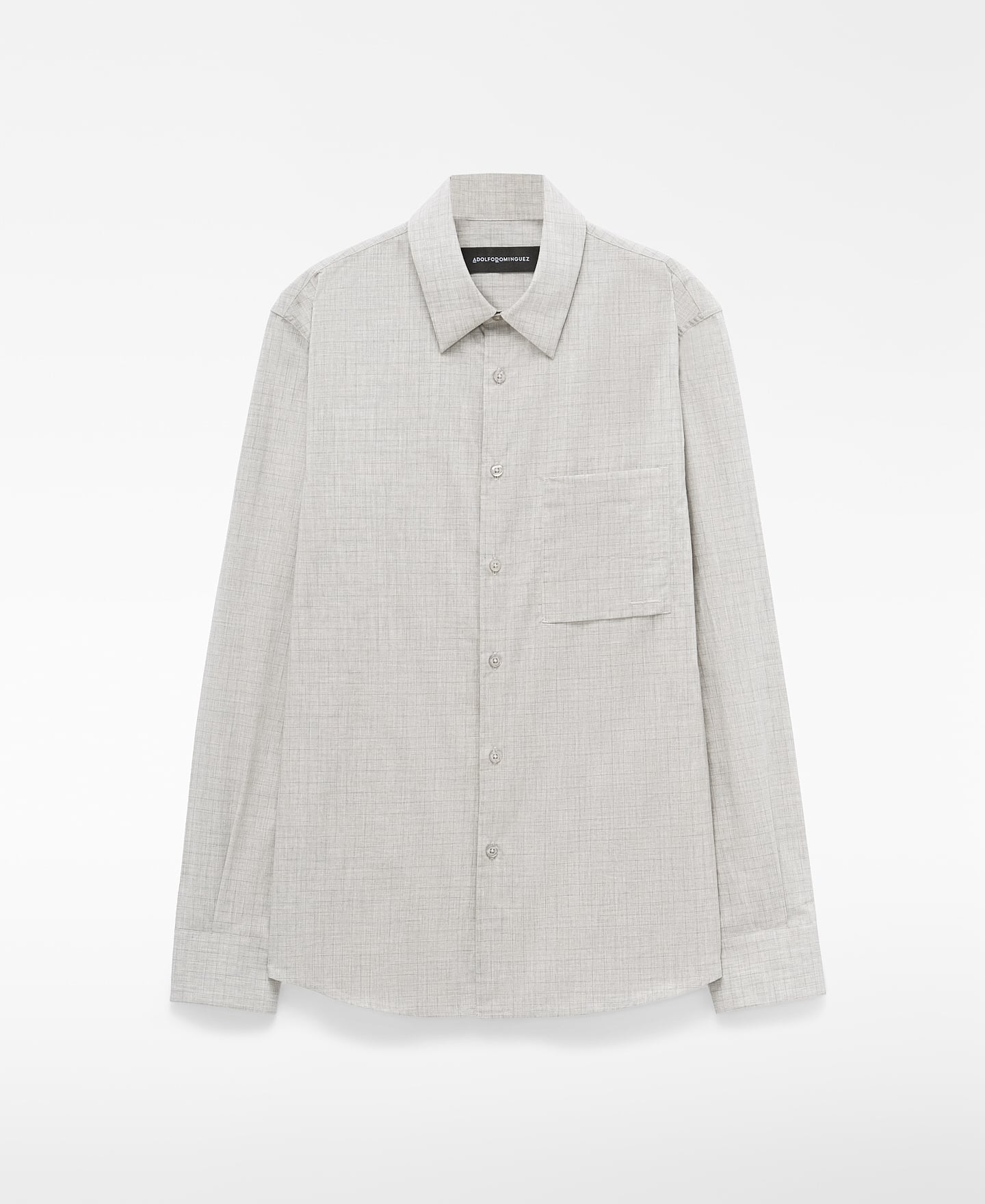 Cotton regular fit checkered shirt image number 4
