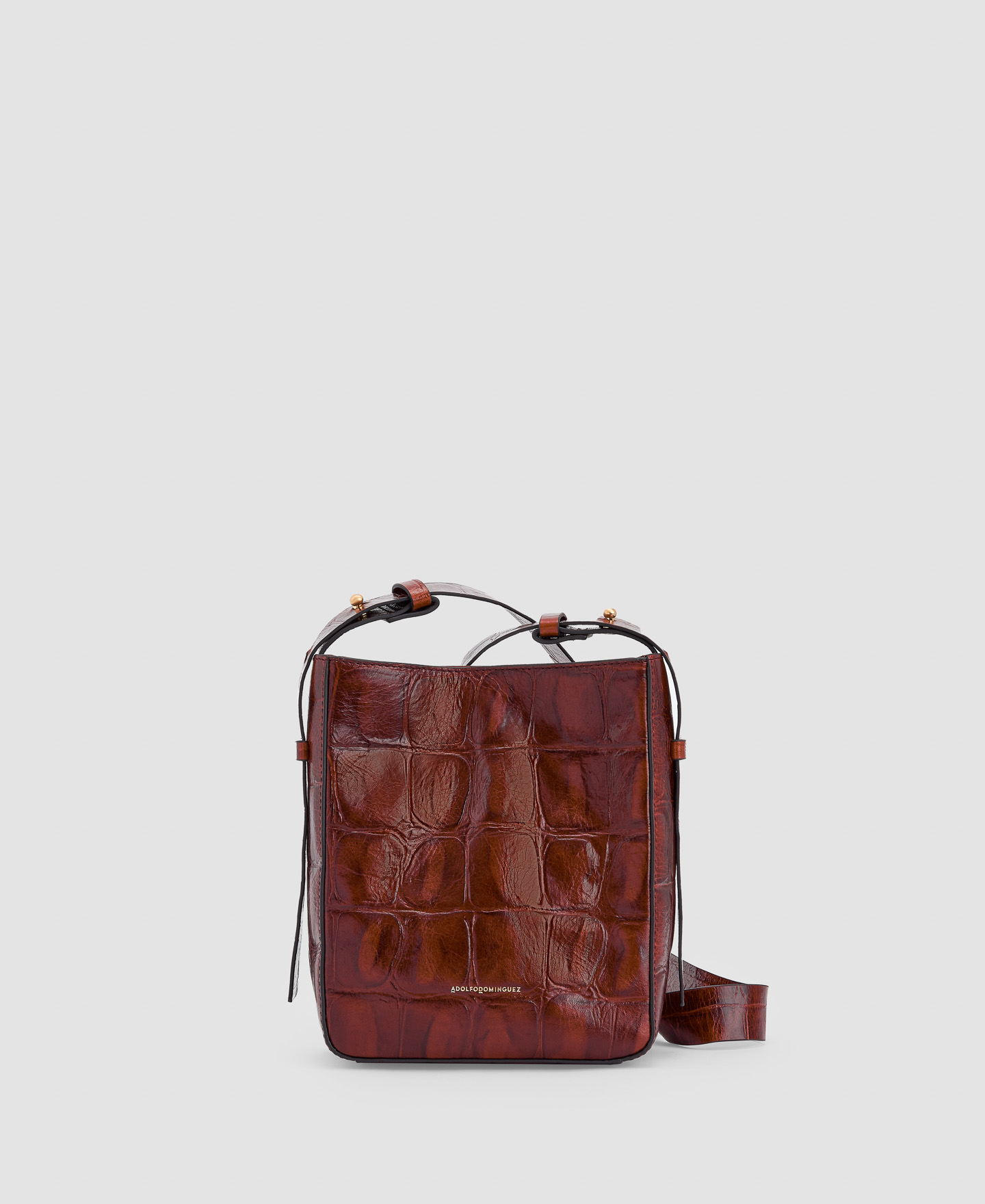 Leather bucket bag image number 0