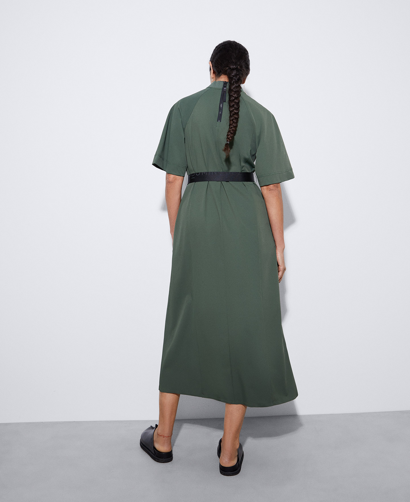 Maxi dress in recycled nylon image number 2