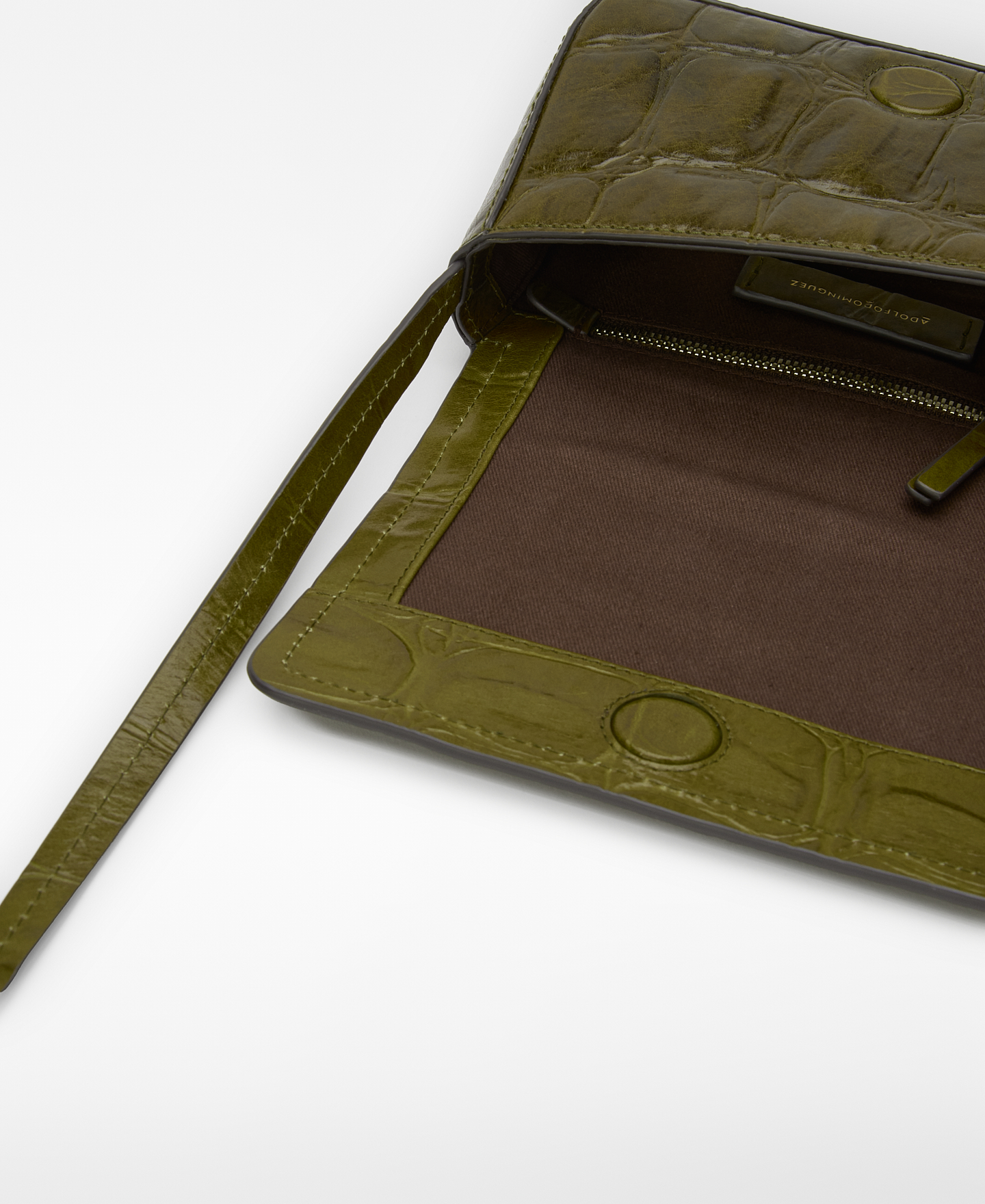 Mica croc-effect mini crossbody image number 3