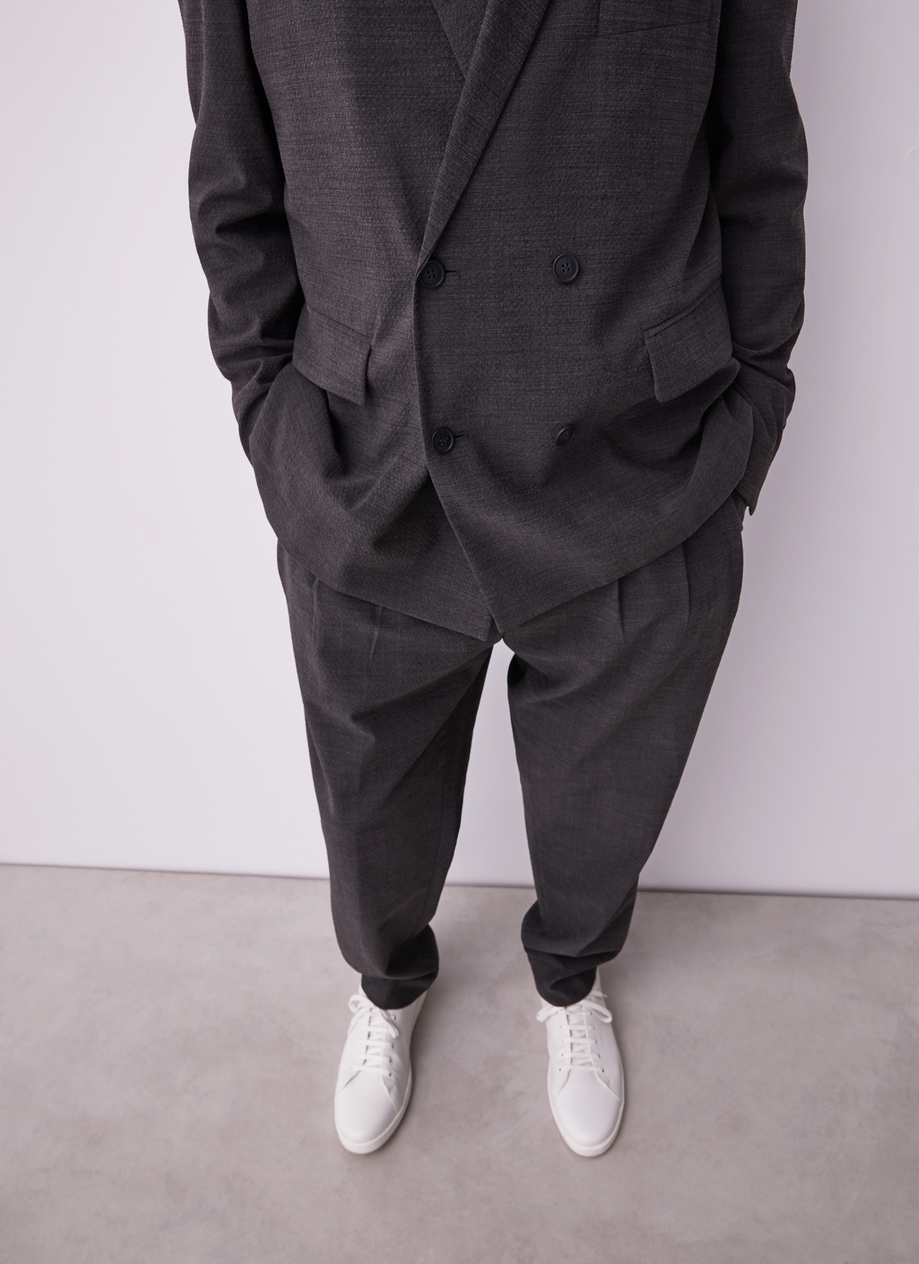 Darted elastic suit trousers image number 3