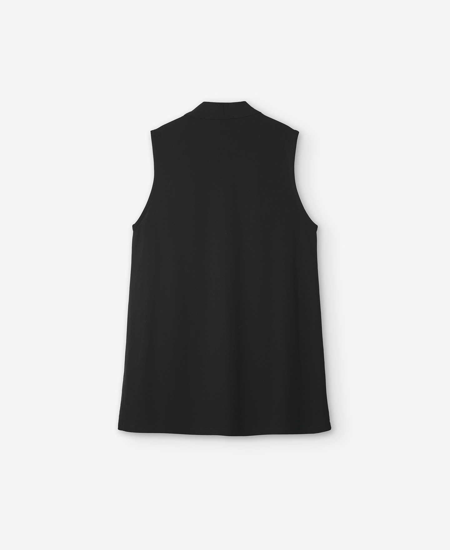 V-neckline black top image number 5
