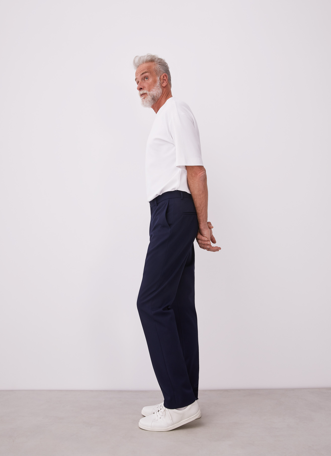 Twill chino trousers image number 3