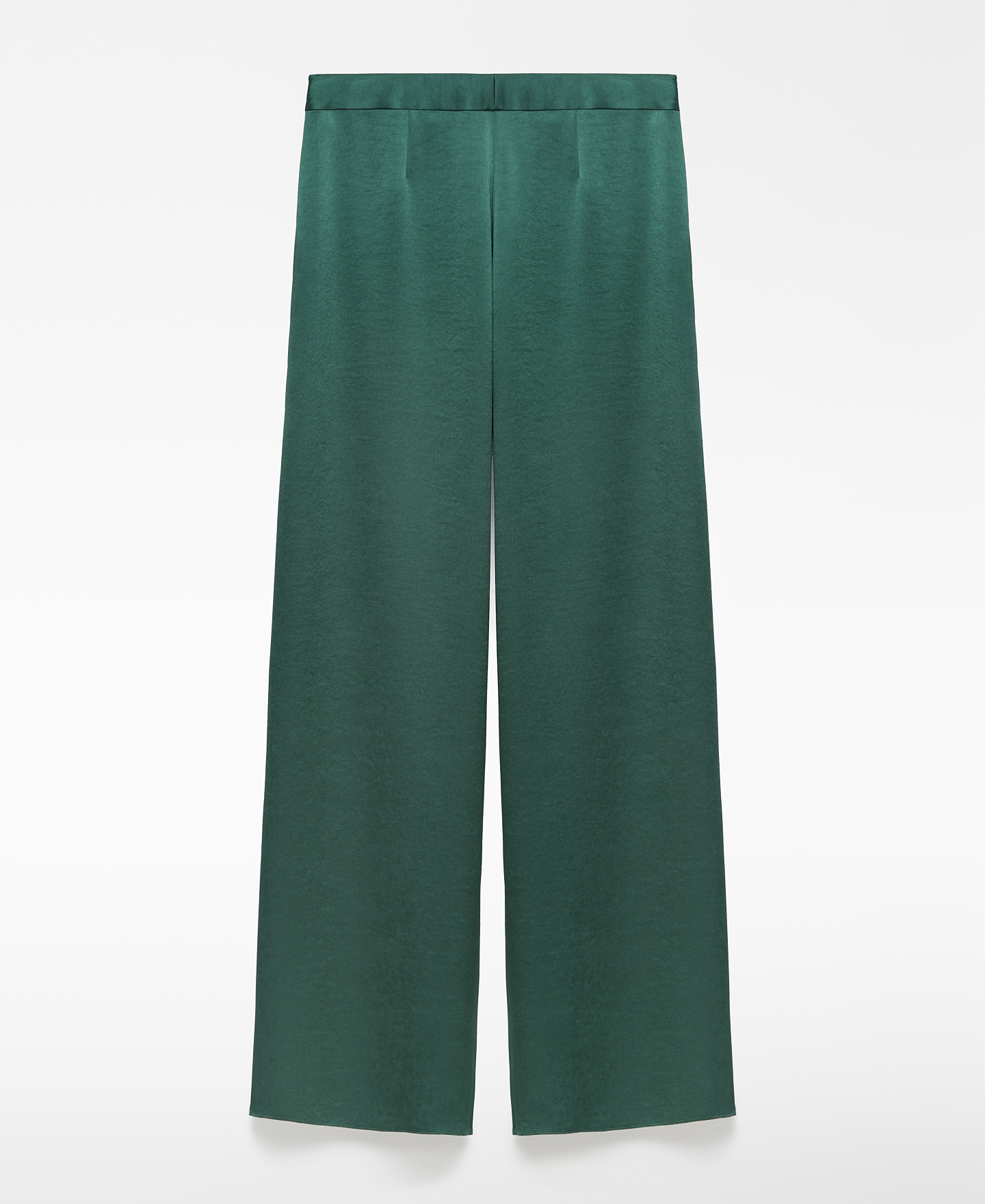 Pantalón satinado pierna ancha mujer image number 5