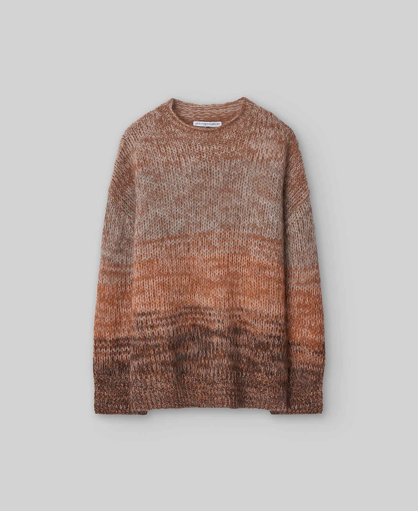 Gradient knit sweater woman image number 0