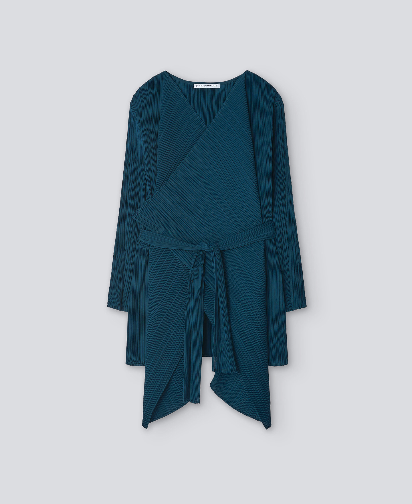 Green crinkle jacket woman image number 4