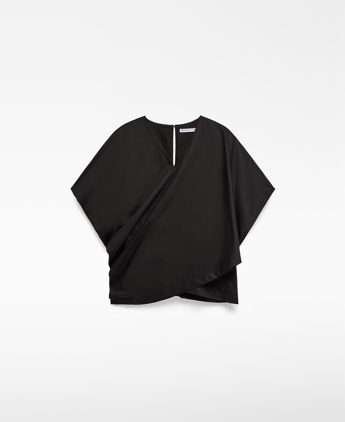 Cotton asymmetrical crossover top woman image number 4