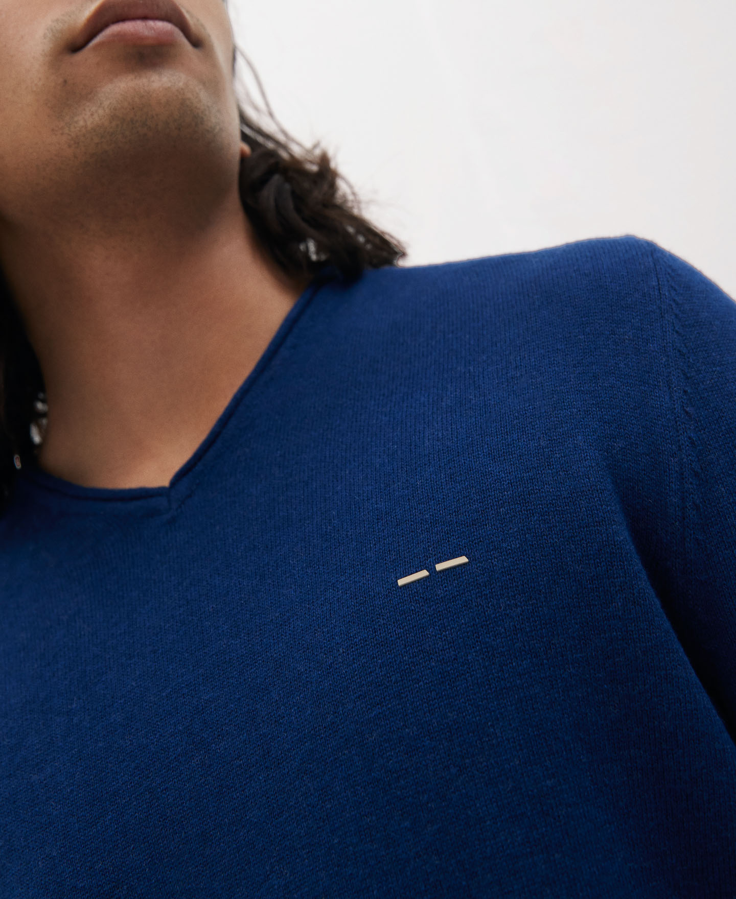 Basic V-neck sweater image number 3