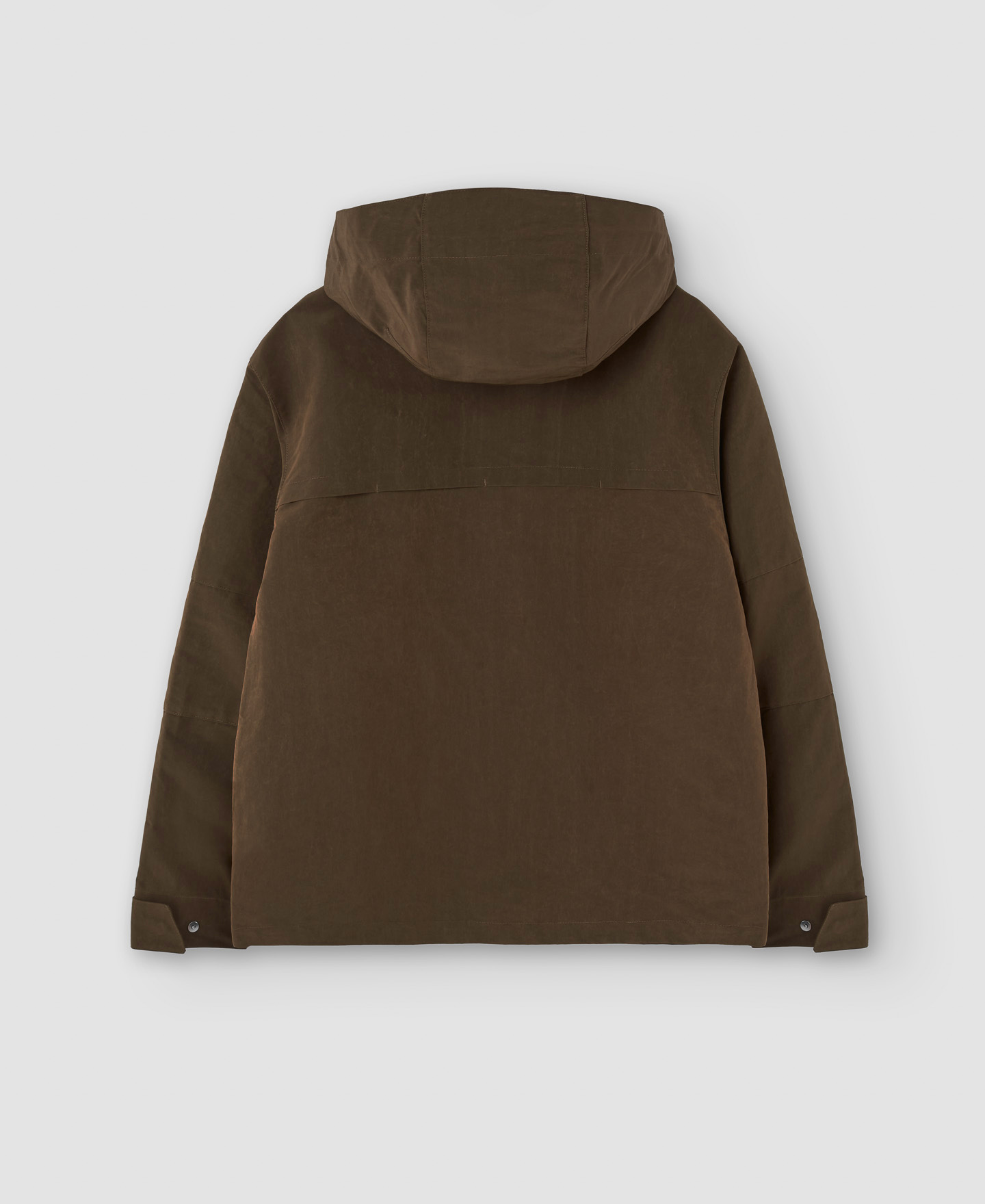 Recycled polyester short parka image number 7