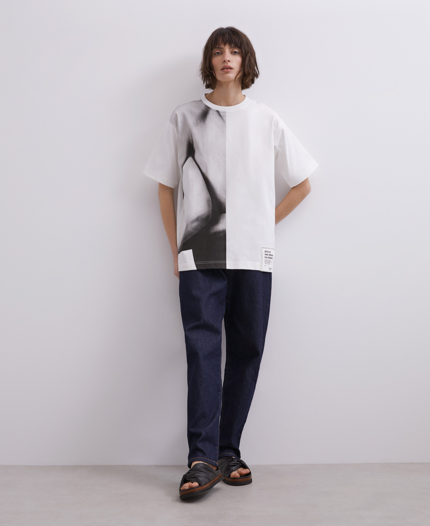 オーバーサイズコットンTシャツ image number 3