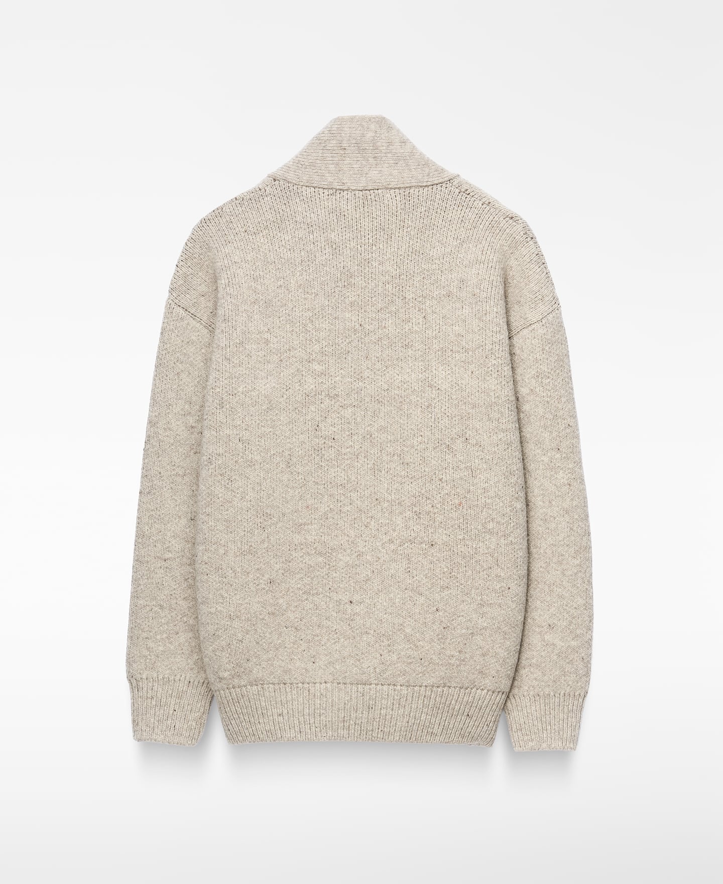Cardigan aus spanischer Wolle mit Schalkragen image number 1