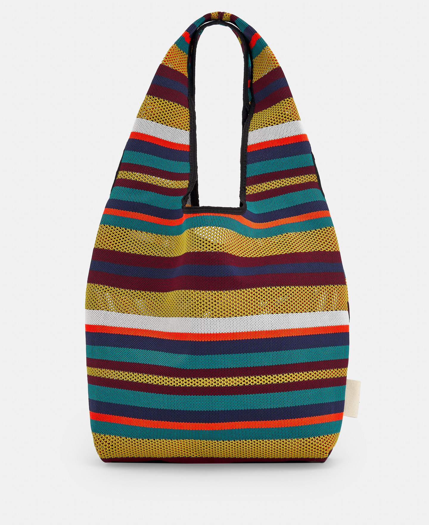 Knitted bag with double handle image number 1