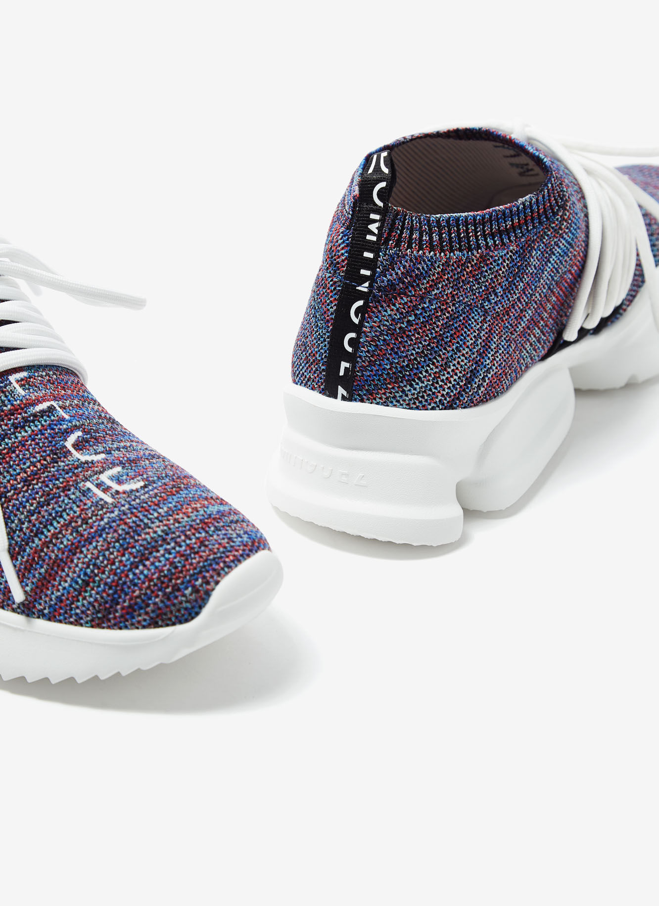 Jacquard ankle sock sneakers image number 2