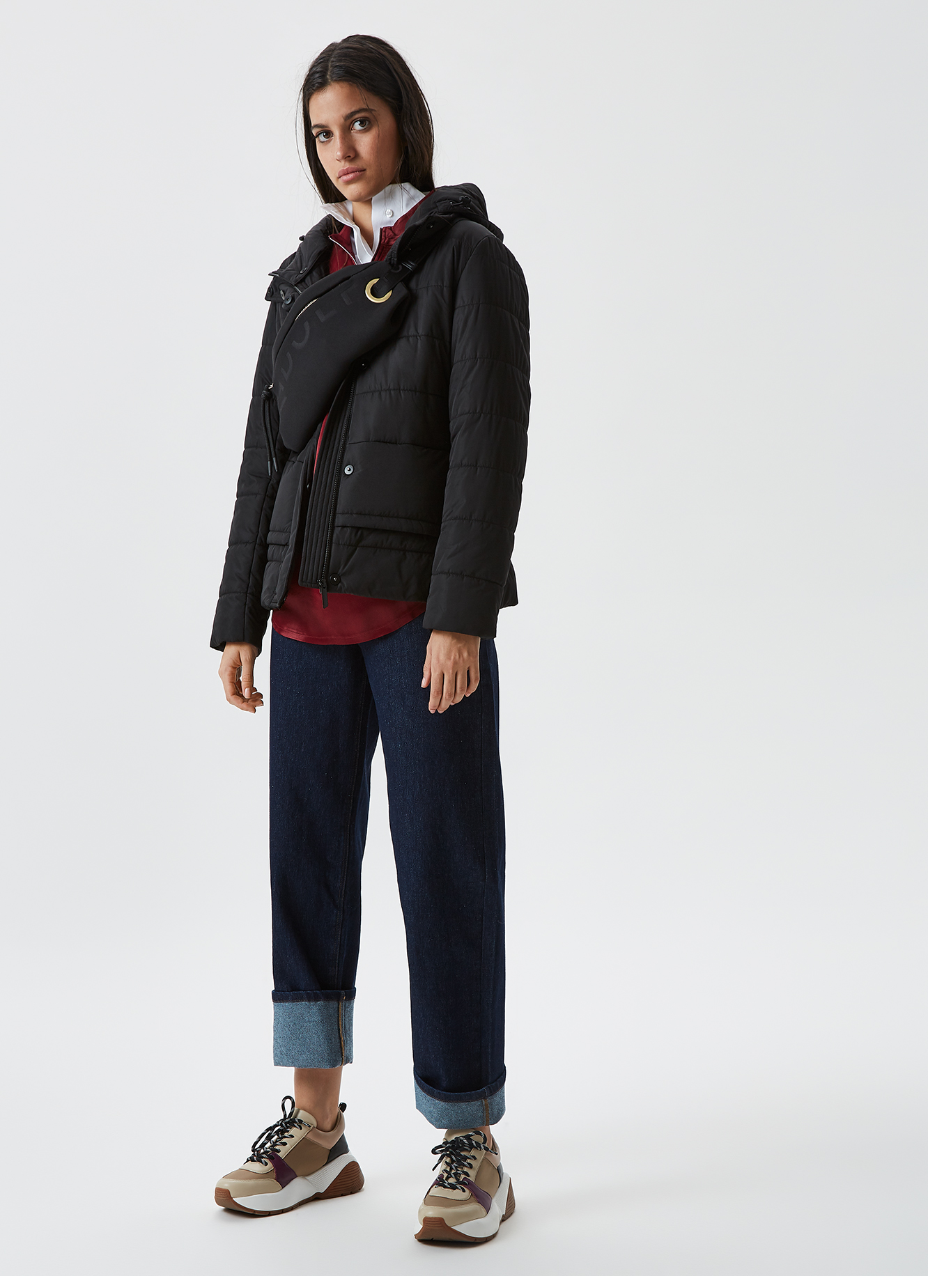 Padded jacket with hood image number 0