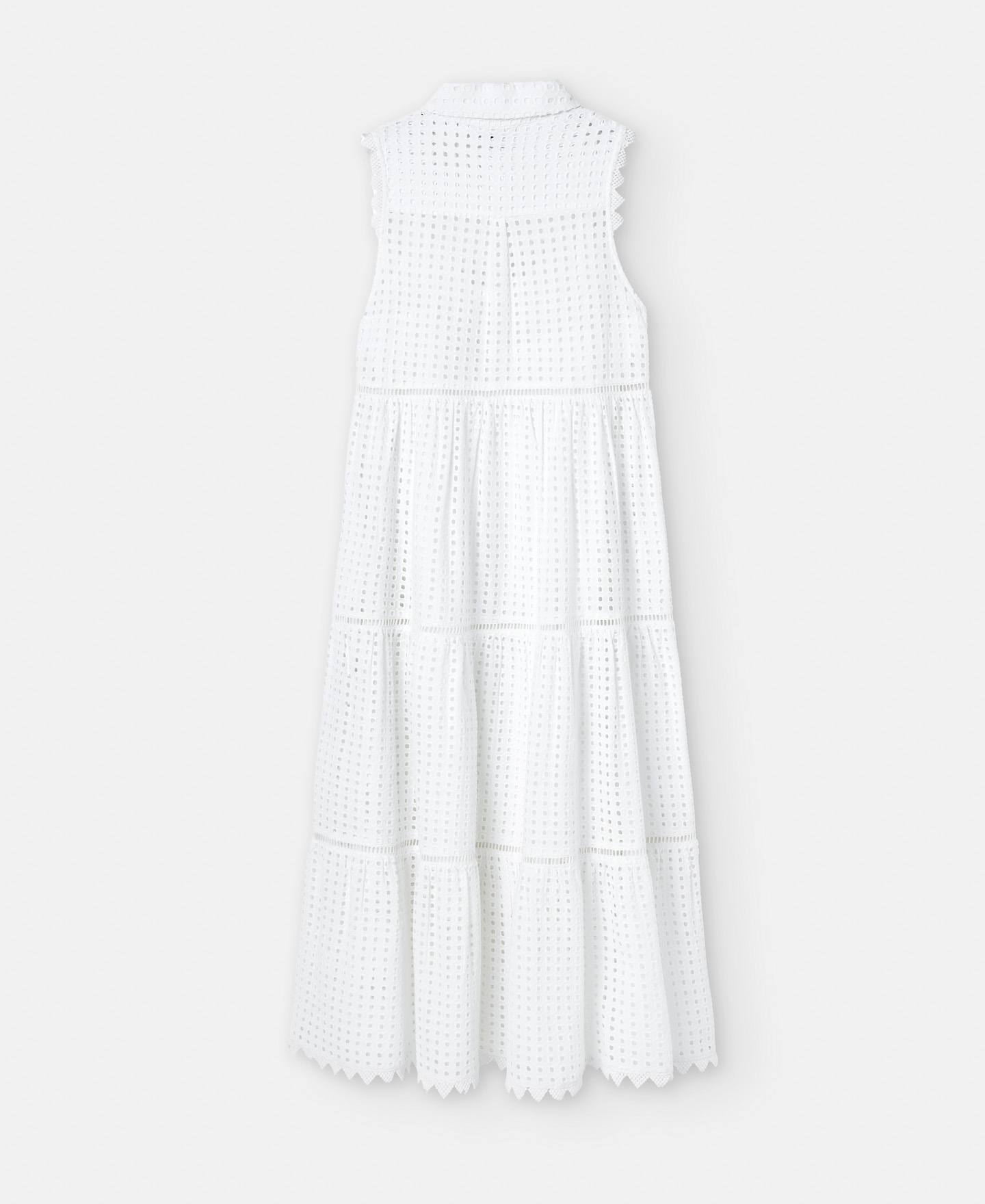 Long dress with shirt collar image number 5