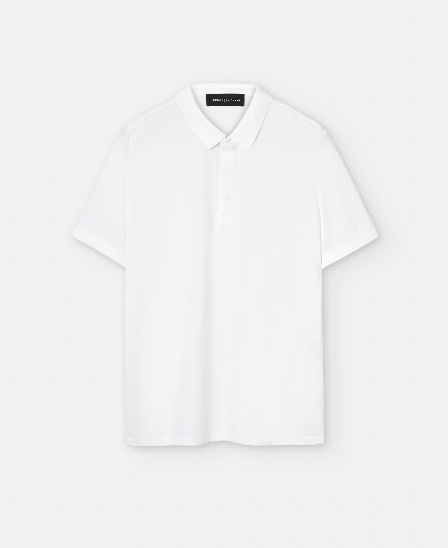 Structured cotton polo shirt image number 4