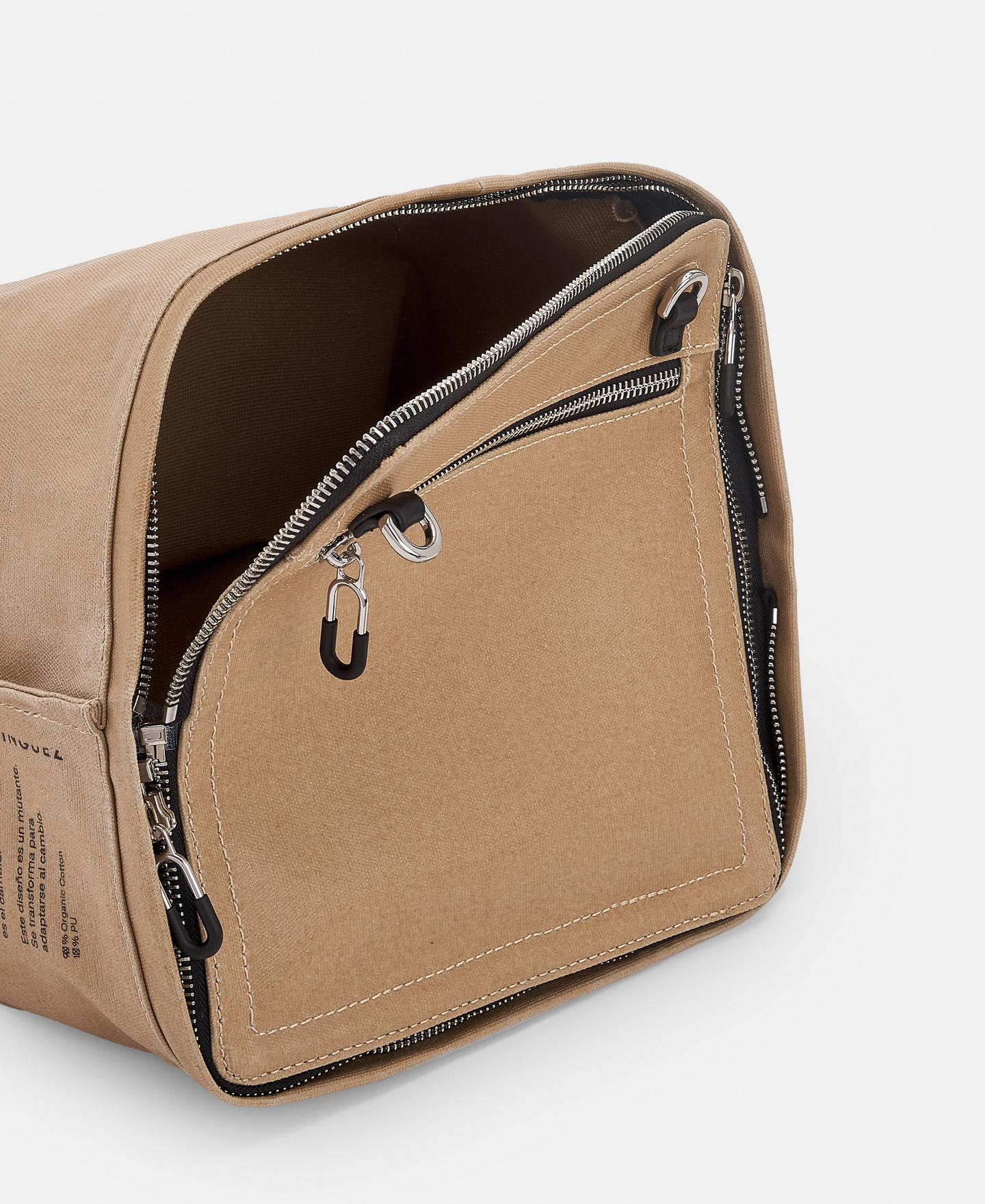 Organic cotton transformable bag image number 4