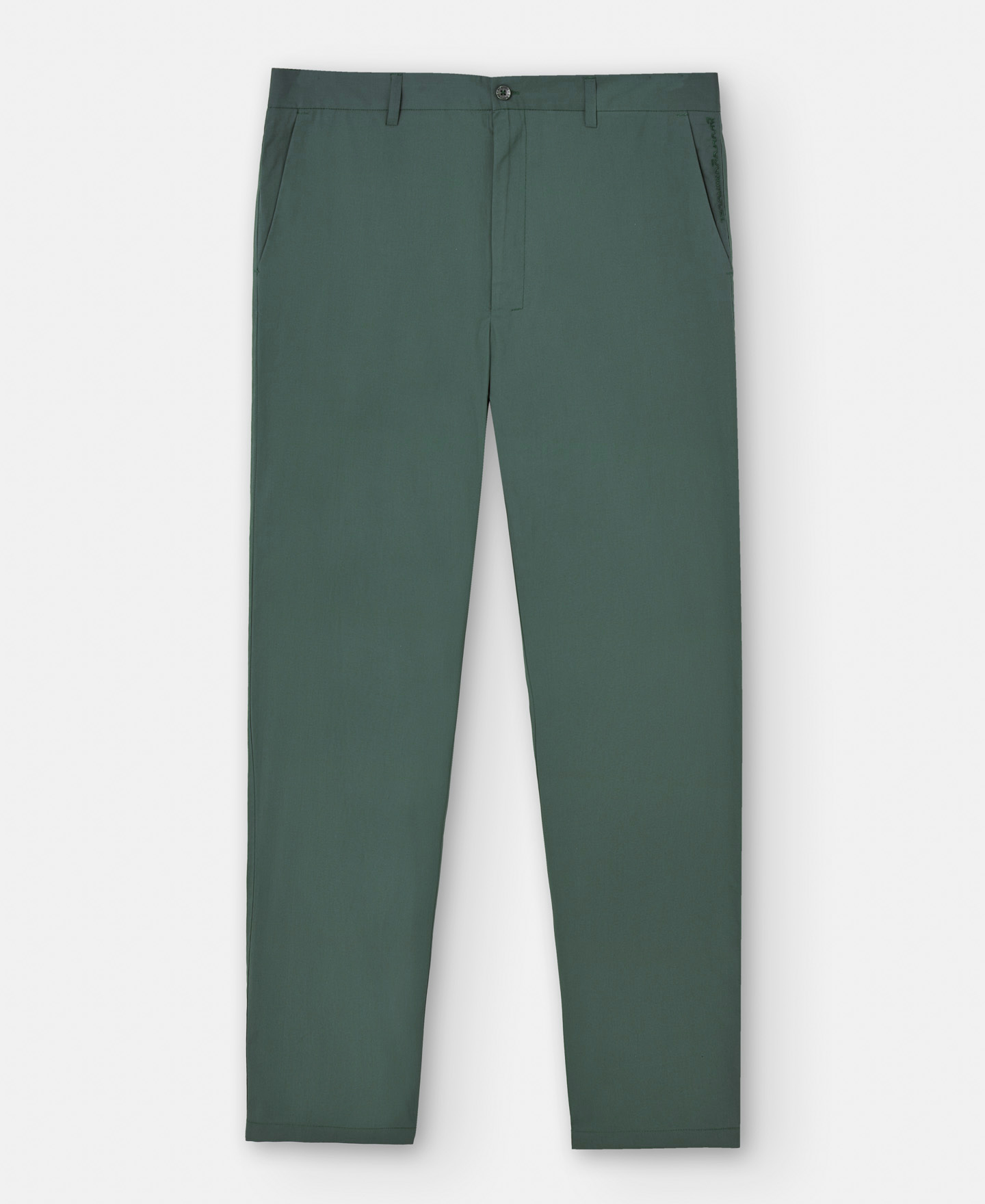 Straight trousers in cotton image number 4