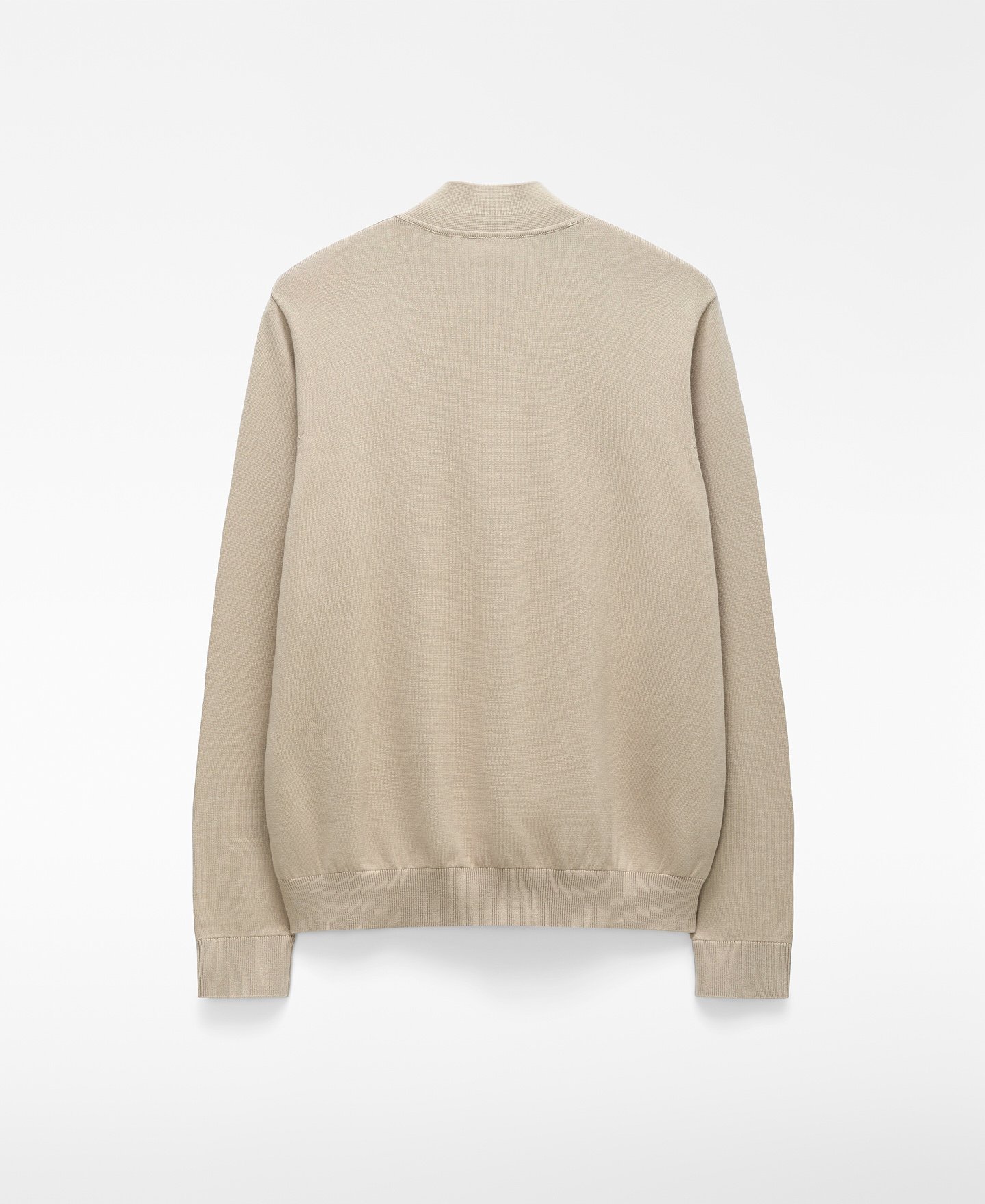 Chaqueta combinada punto algod&oacute;n y lino image number 5