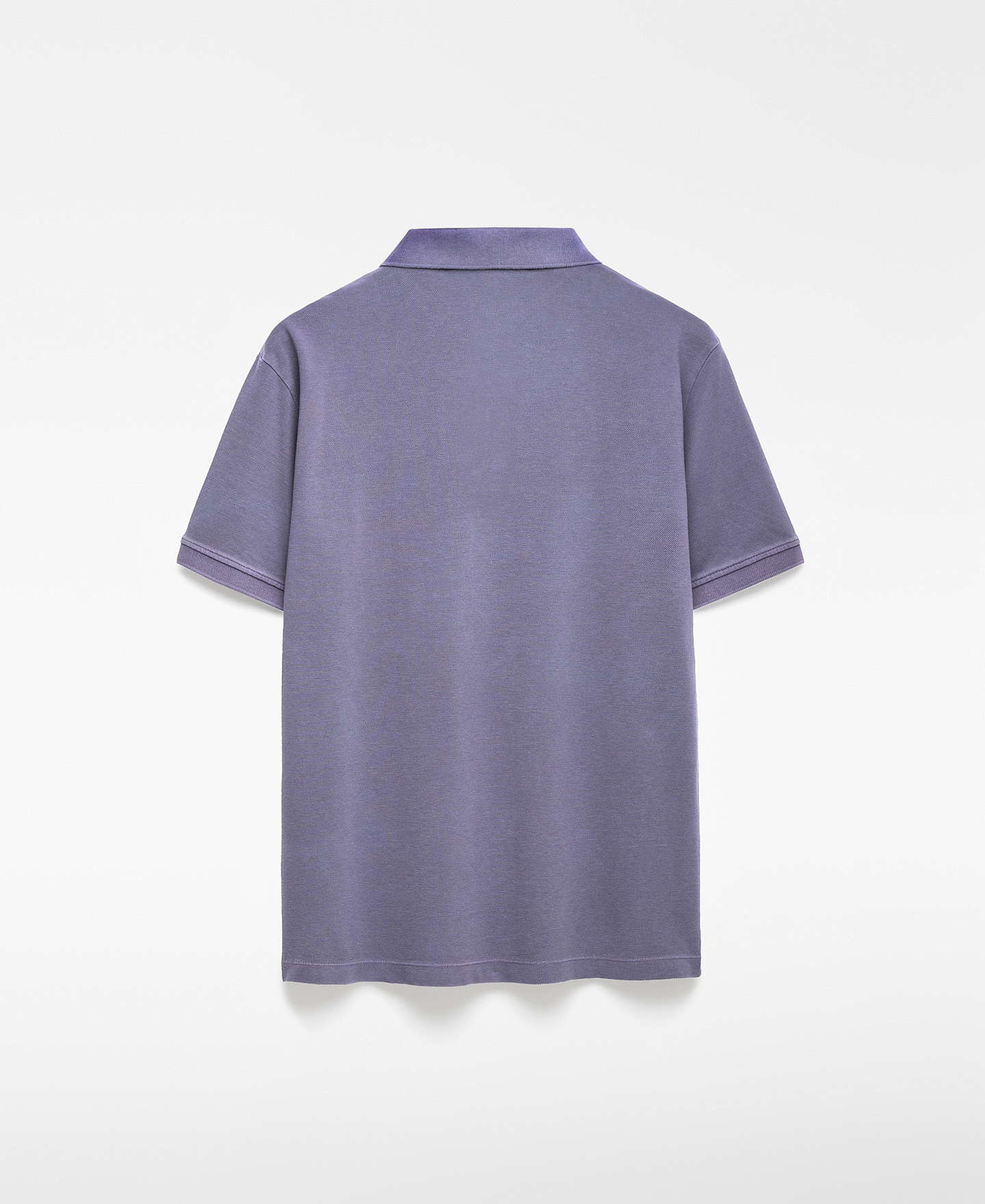 Cotton piqué regular fit polo shirt man image number 5