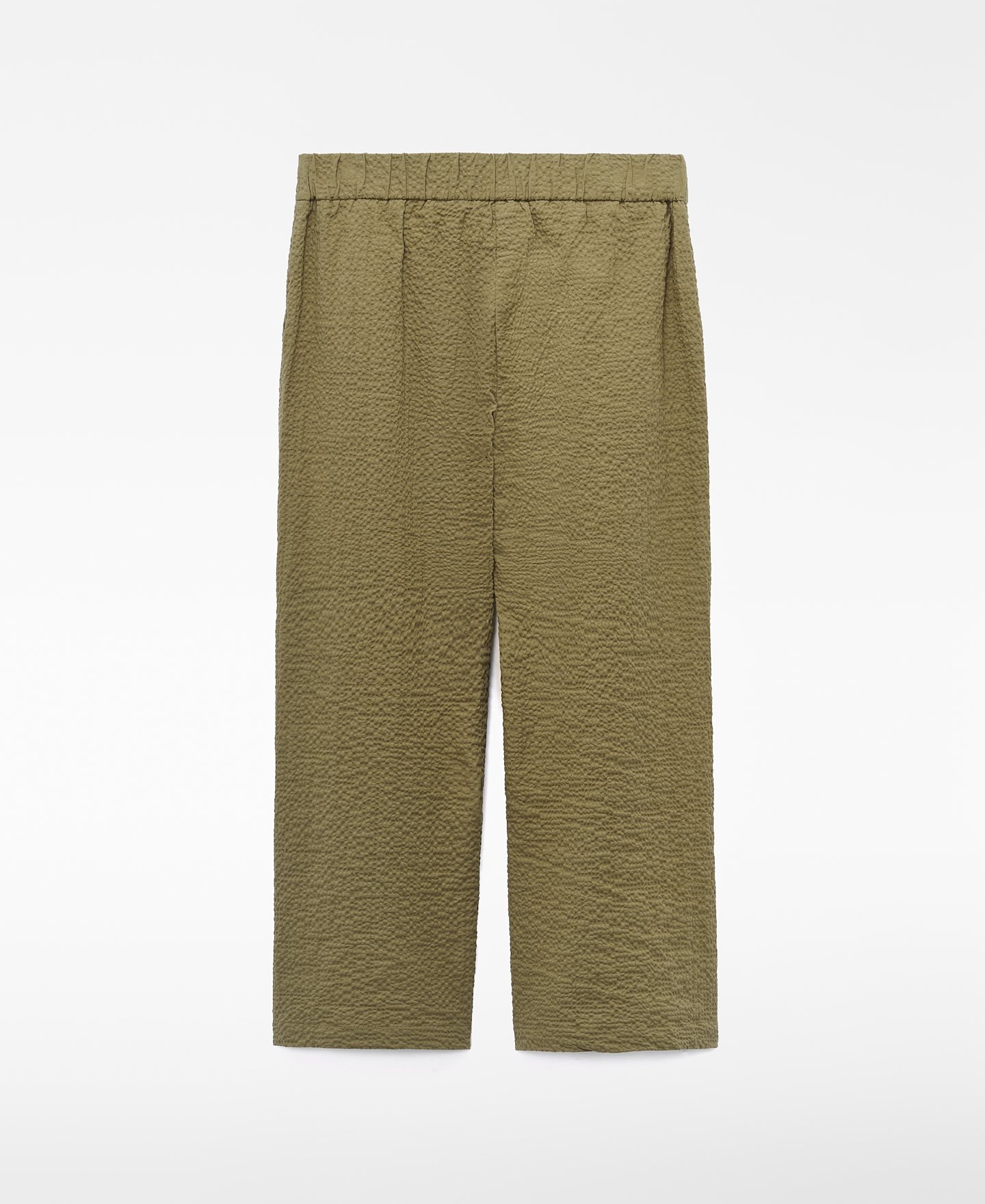 Pantal&oacute;n recto seersucker algod&oacute;n image number 5