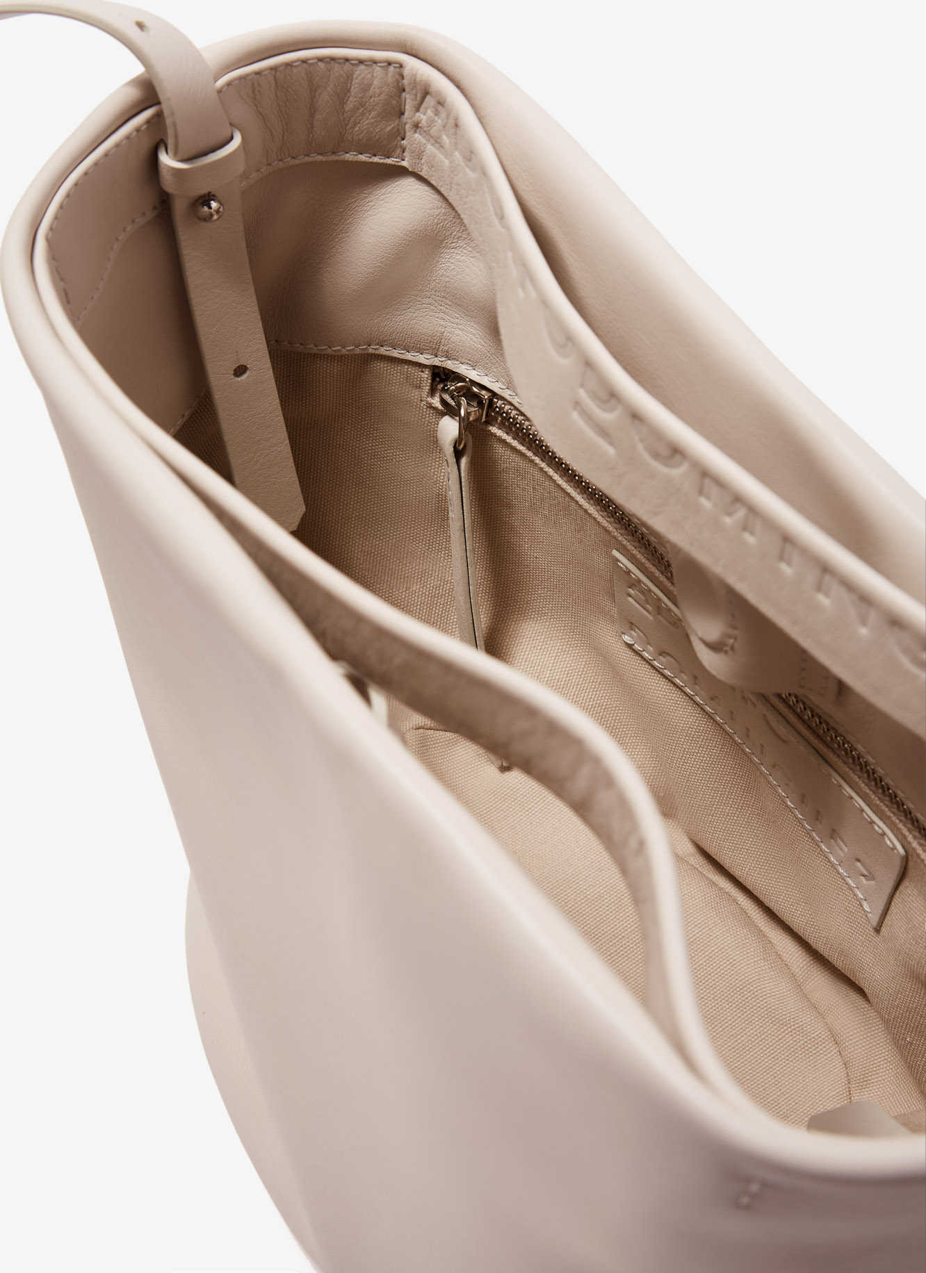 Small soft leather Lúa tote bag image number 2
