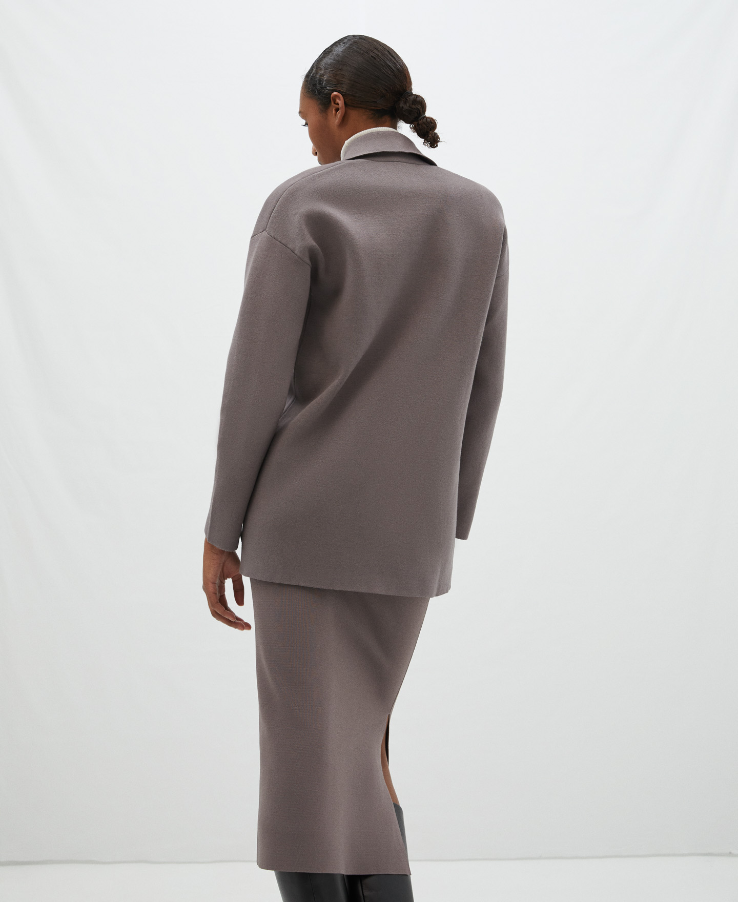 Cerrojillo knit tailored blazer image number 2