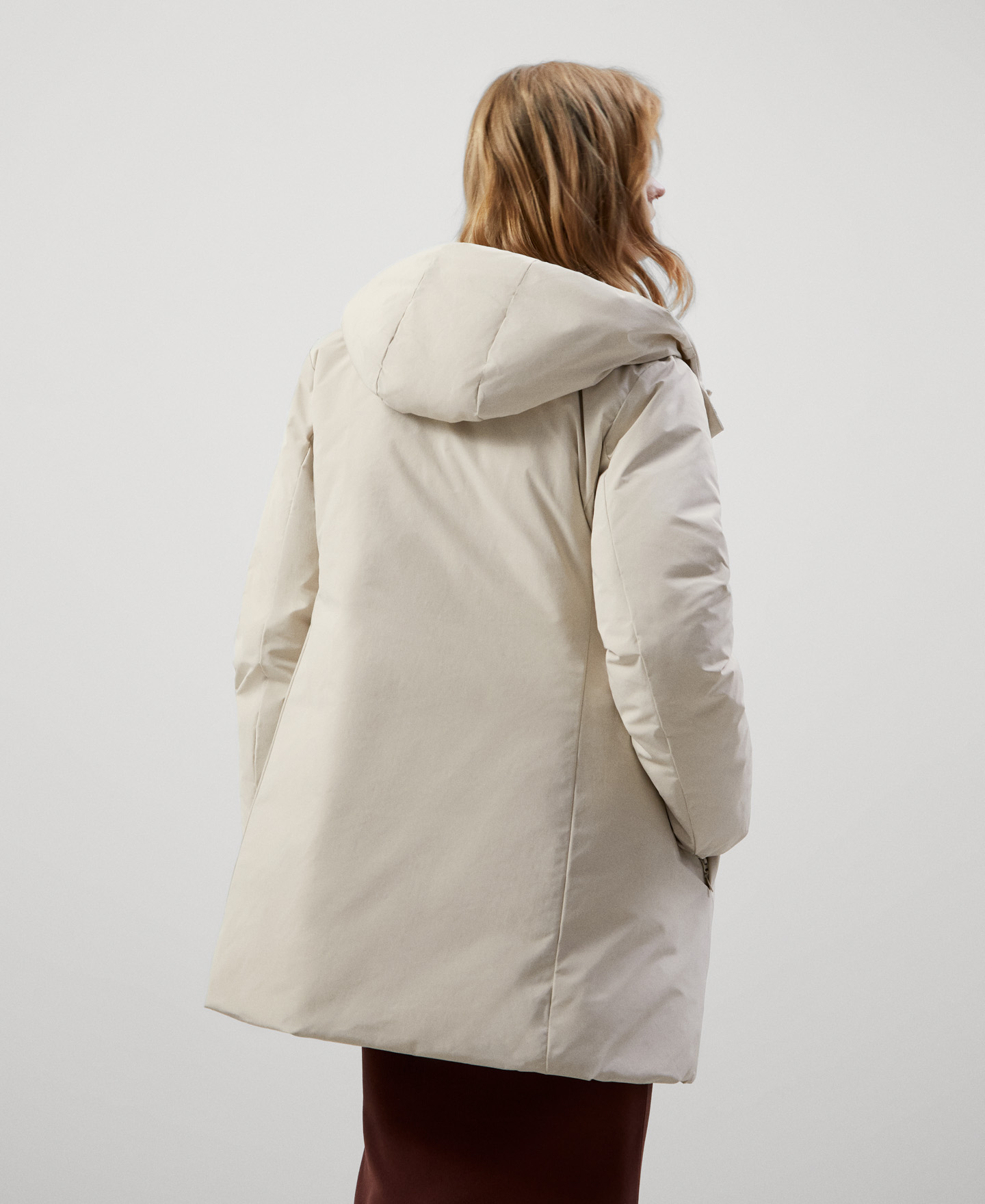 Hooded padded jacket image number 2