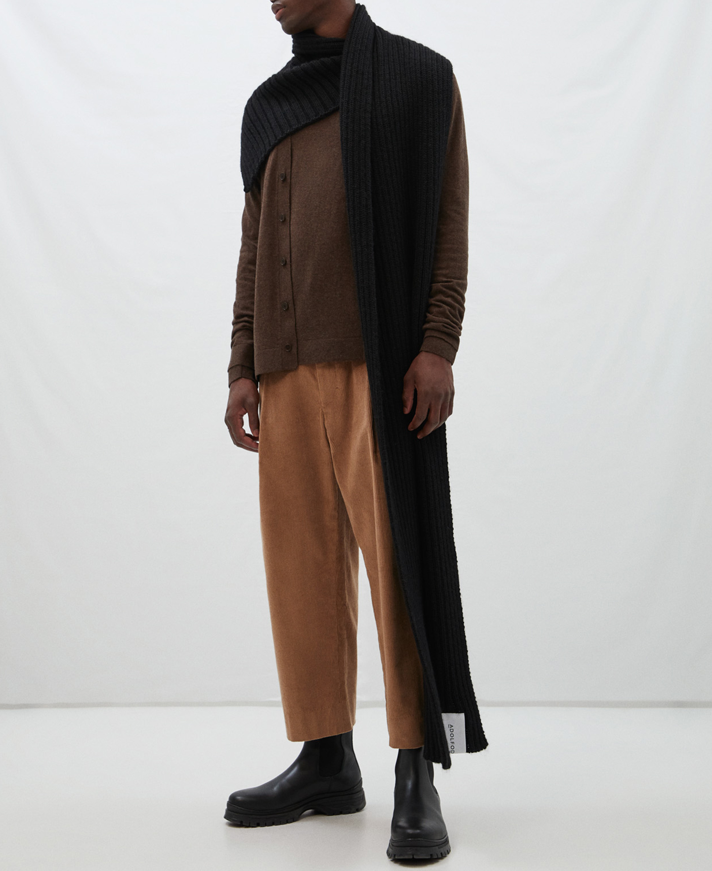 Merino wool and cotton sweater image number 1