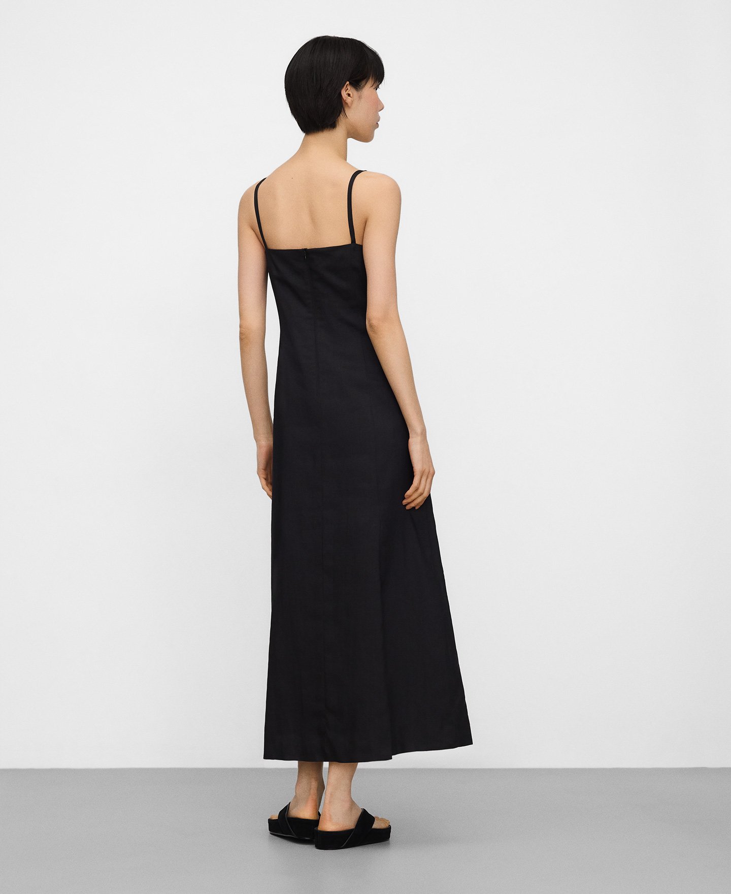 Embroidered long dress image number 2