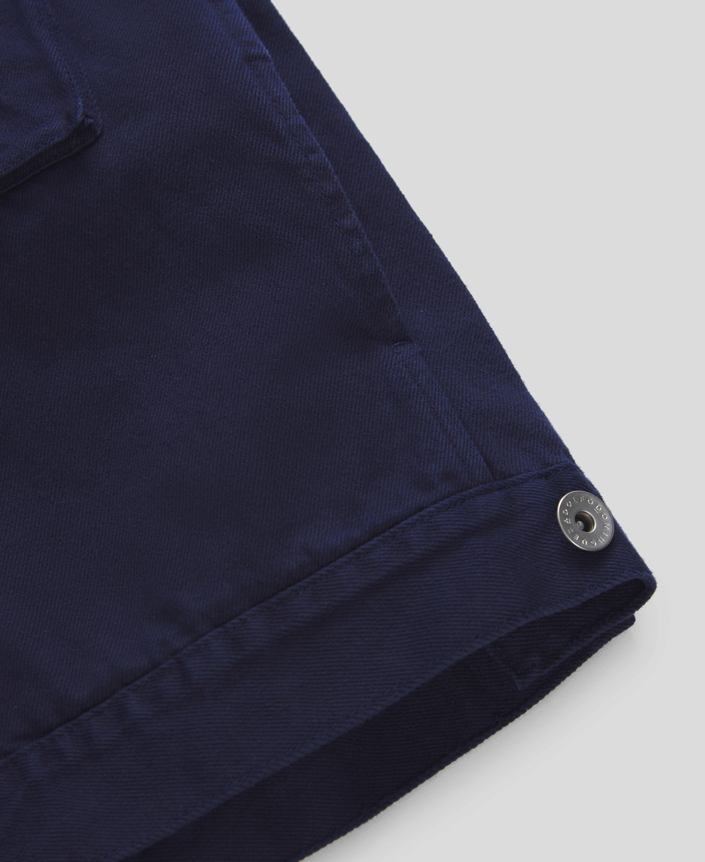 Cotton twill cargo overshirt image number 6