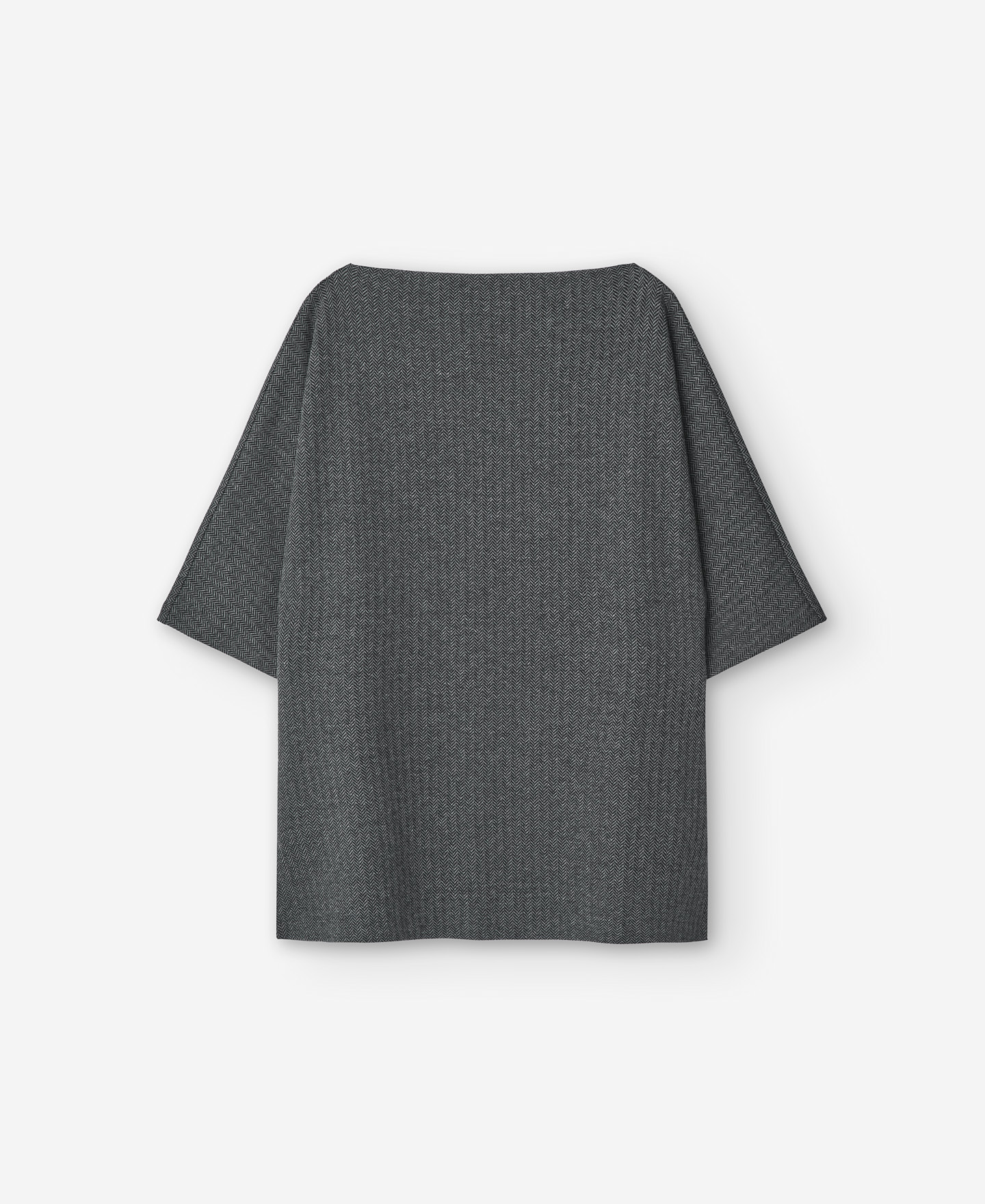 Top largo en poliester para mujer gris image number 4